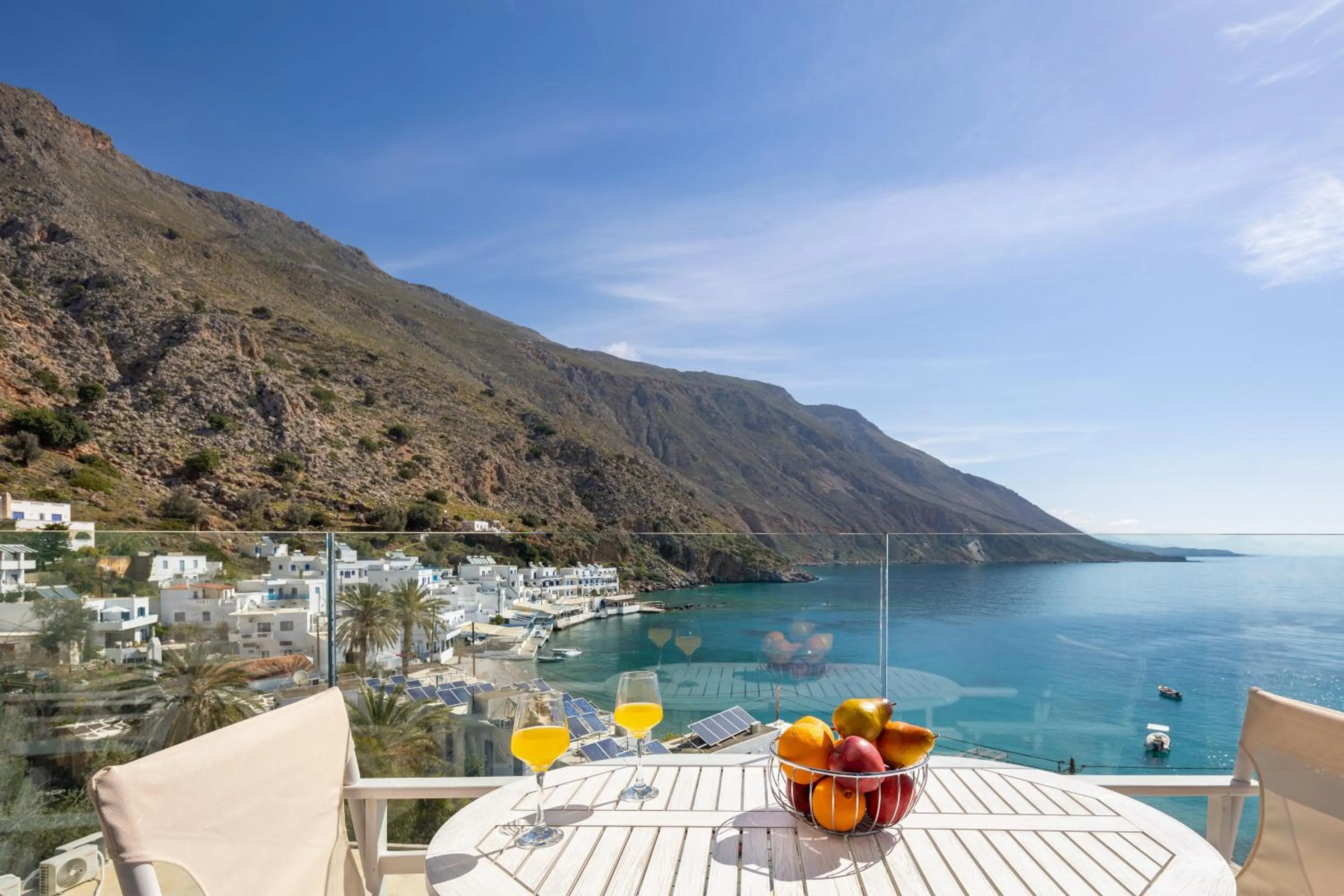 Natural landscape in Molos Apartments