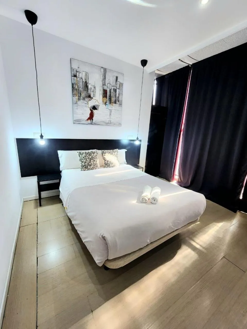 Bed in AYZ Javier Cabrini - Auto check-in property