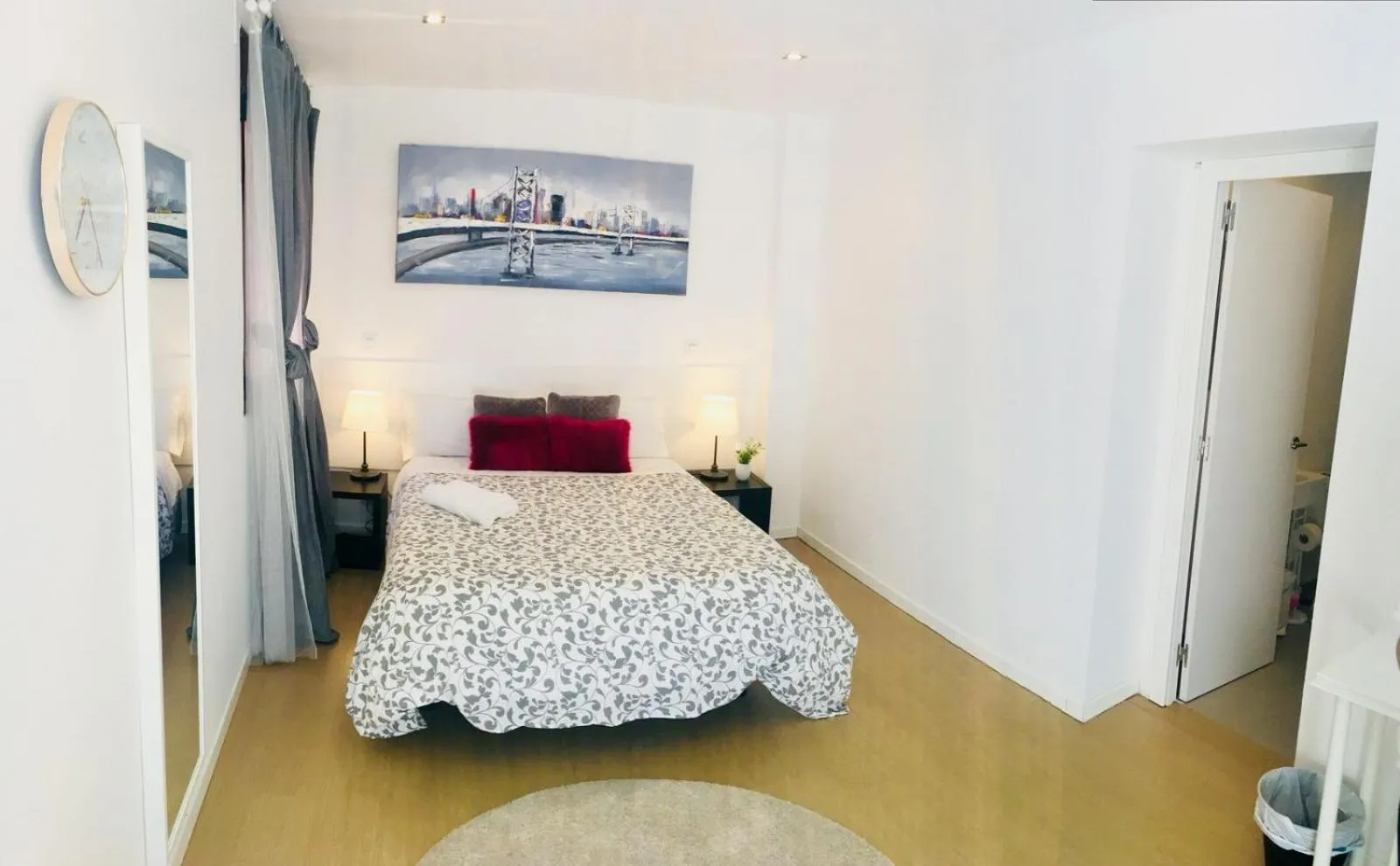 Bed in AYZ Javier Cabrini - Auto check-in property