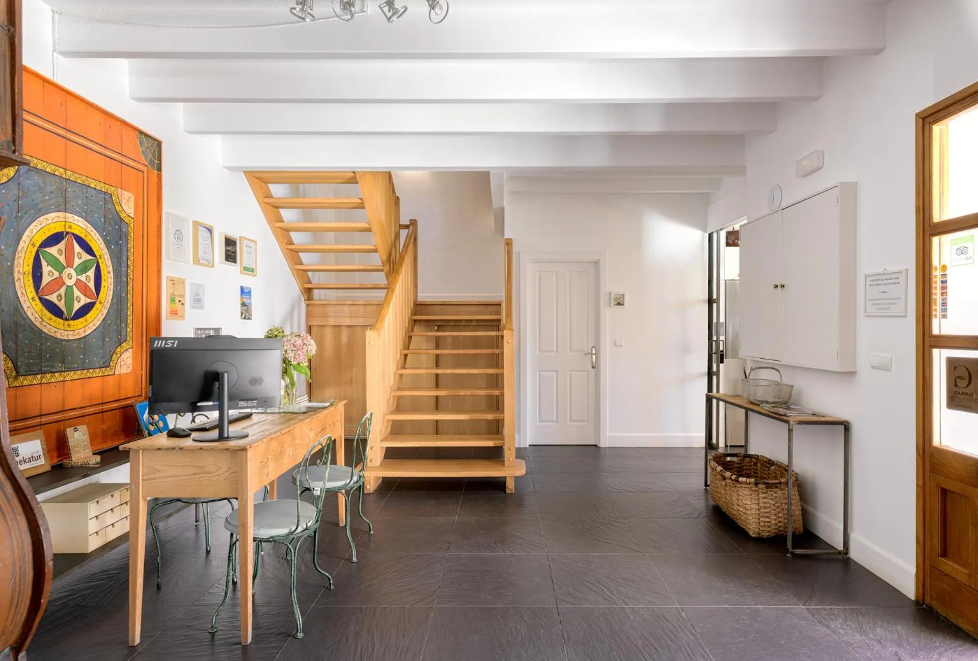 Lobby or reception in Casa Rural Errota-Barri