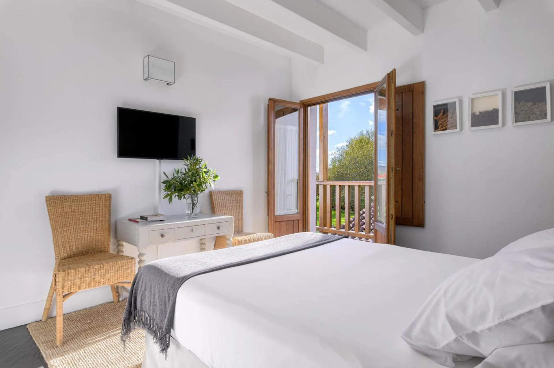 Photo of the whole room, Bed in Casa Rural Errota-Barri
