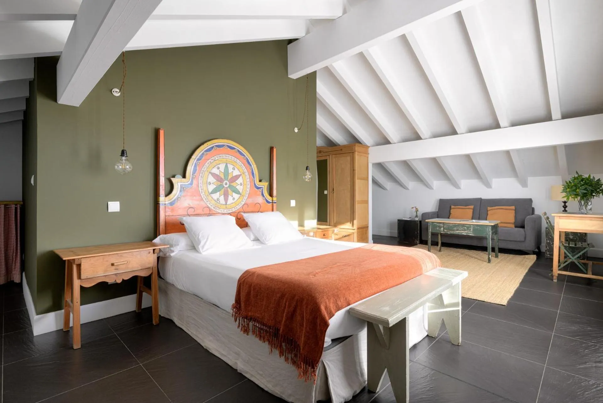 Photo of the whole room, Bed in Casa Rural Errota-Barri