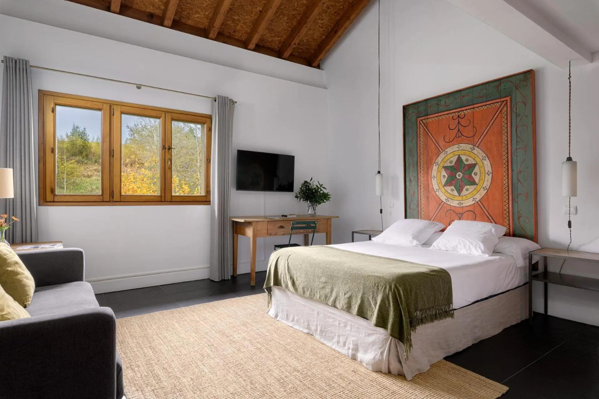 Photo of the whole room, Bed in Casa Rural Errota-Barri