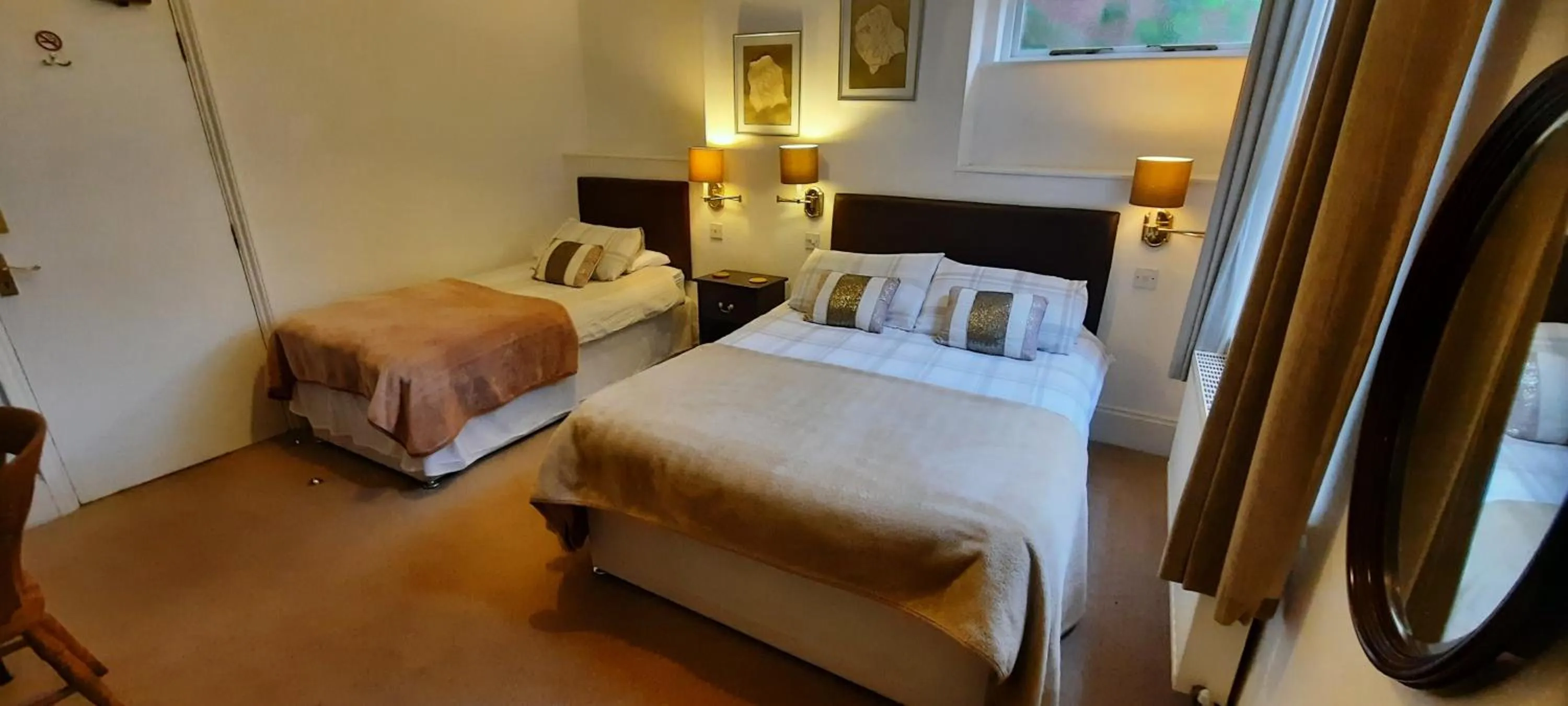 Bed in Colebrook Guest House