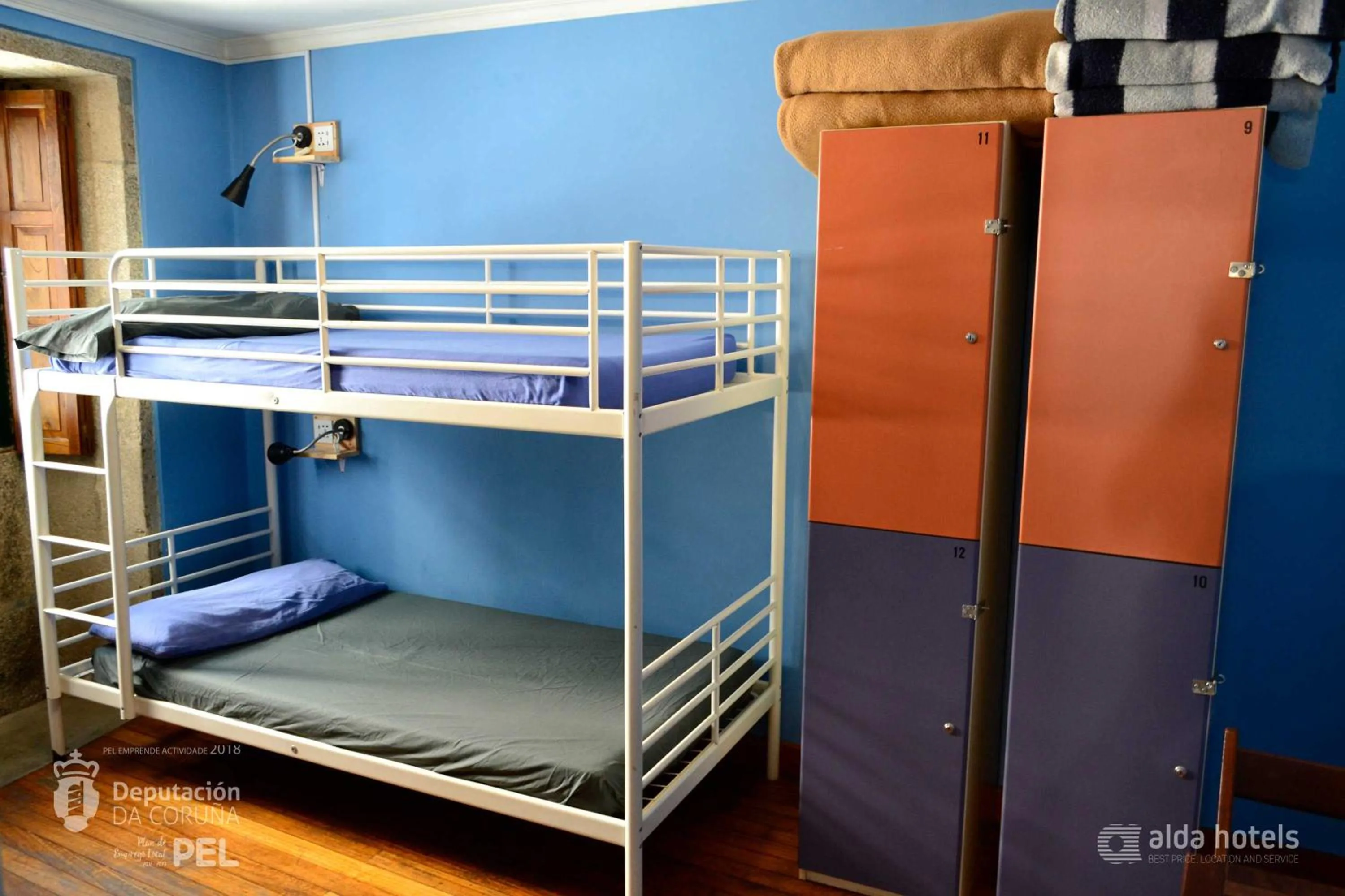 Bed in Albergue O Fogar de Teodomiro