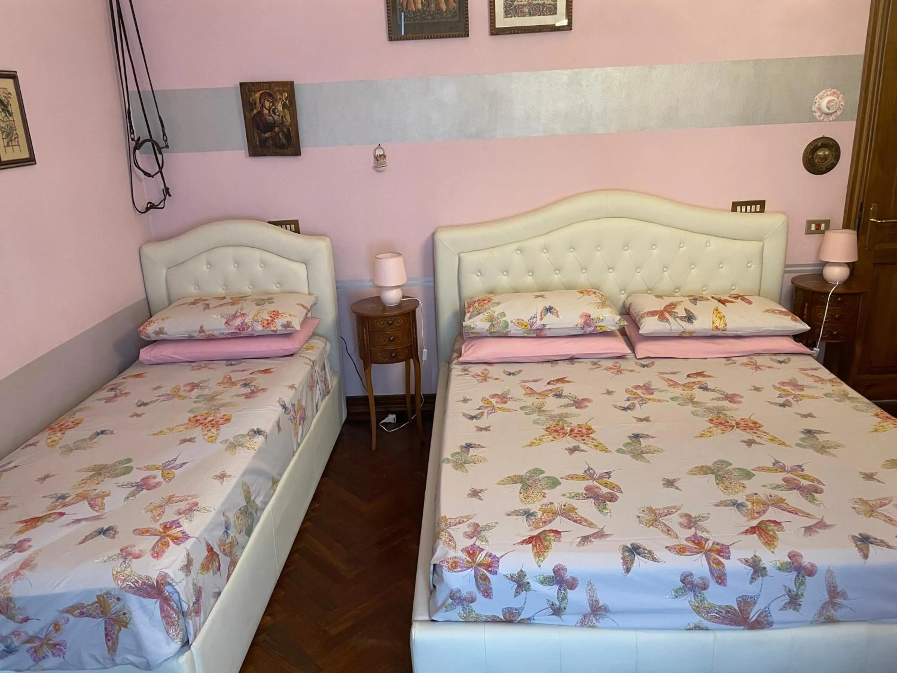 Bed in B&B Les Fleurettes