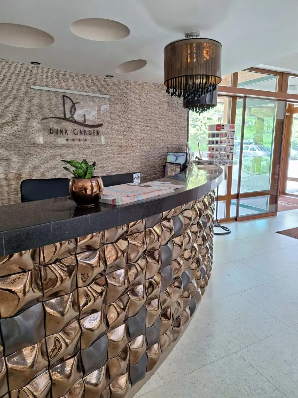 Lobby or reception in Duna Garden Hotel