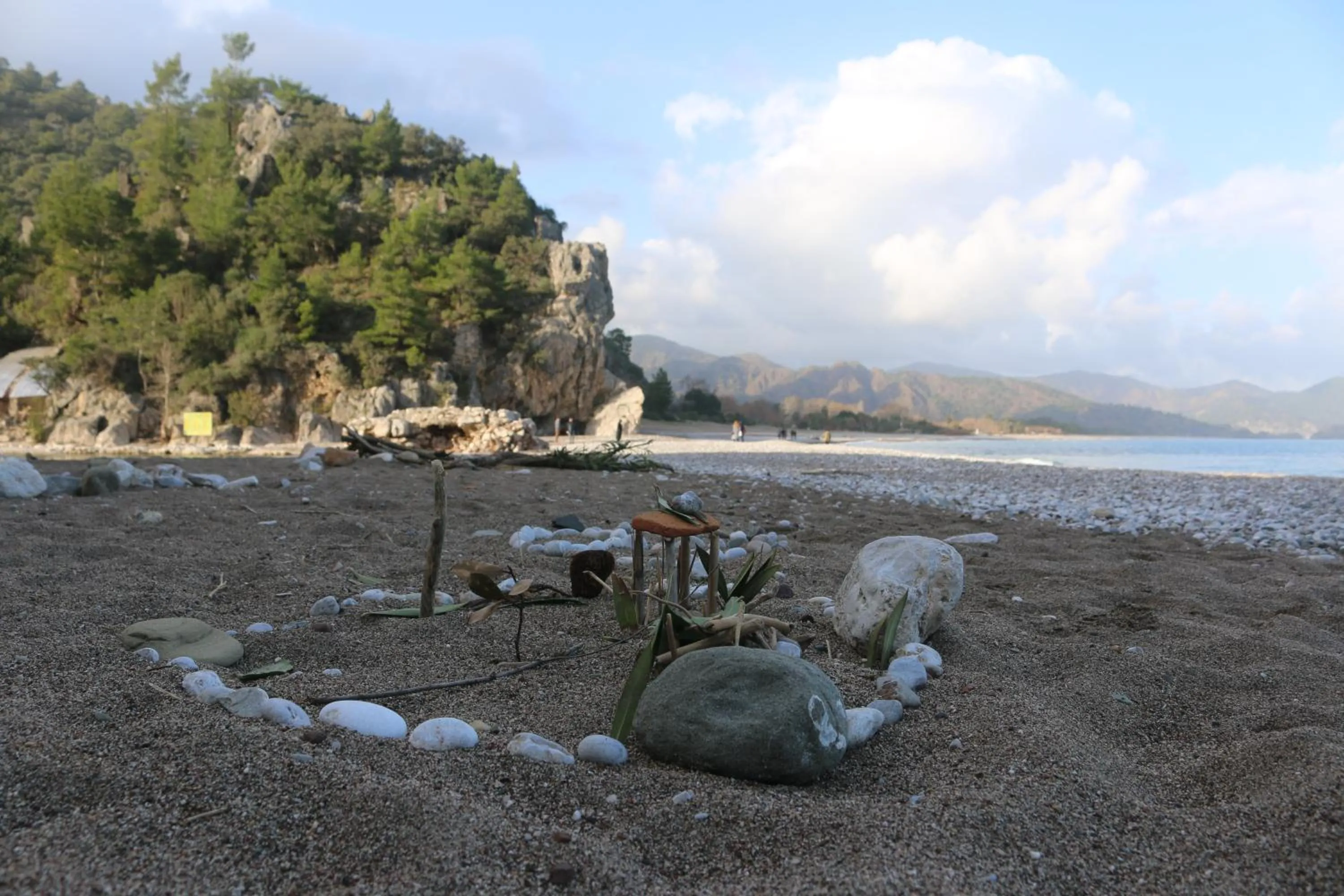 Sea view in Olympos Camlık Pension