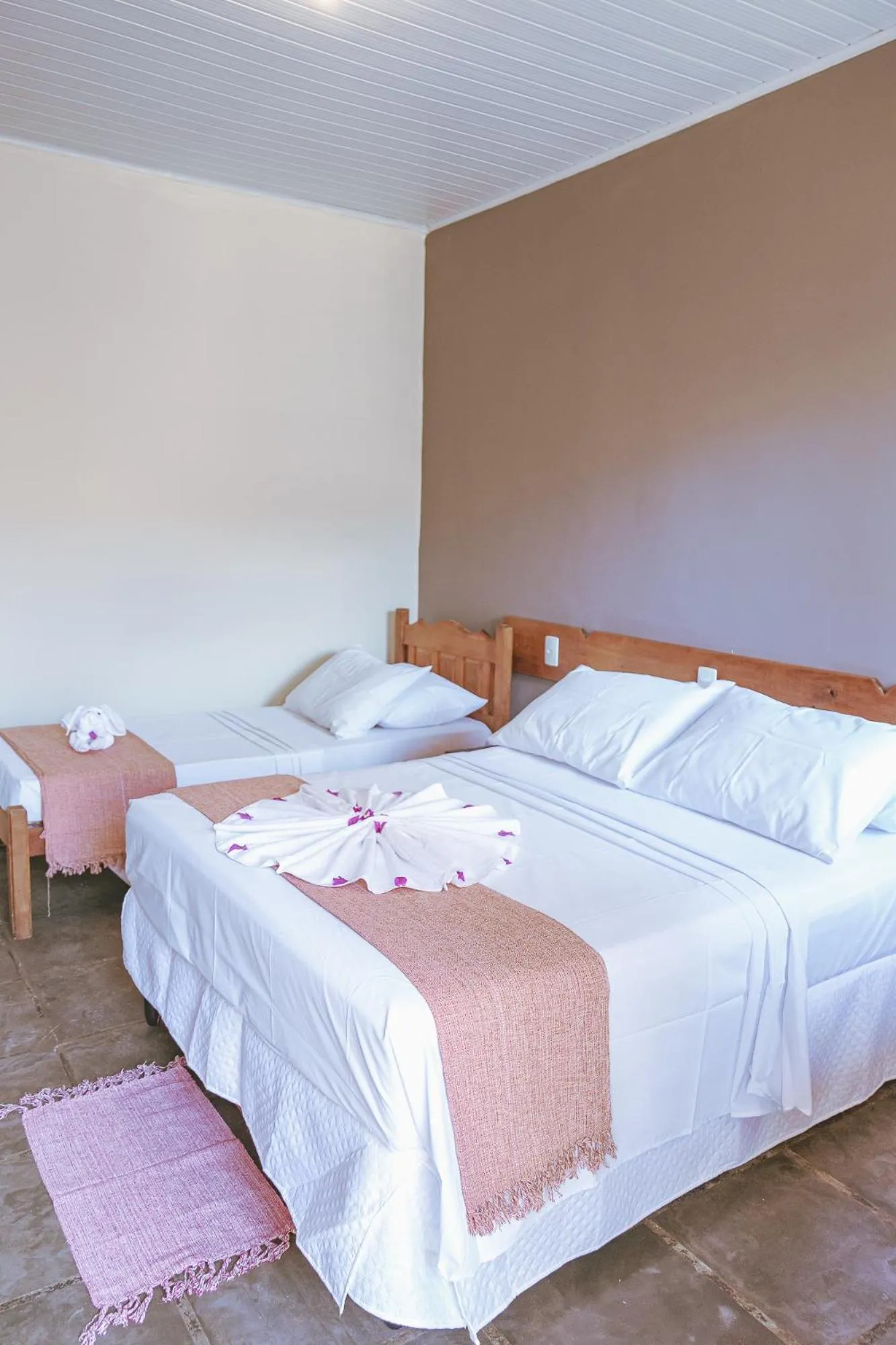 Bed in Pousada Porto Da Barra