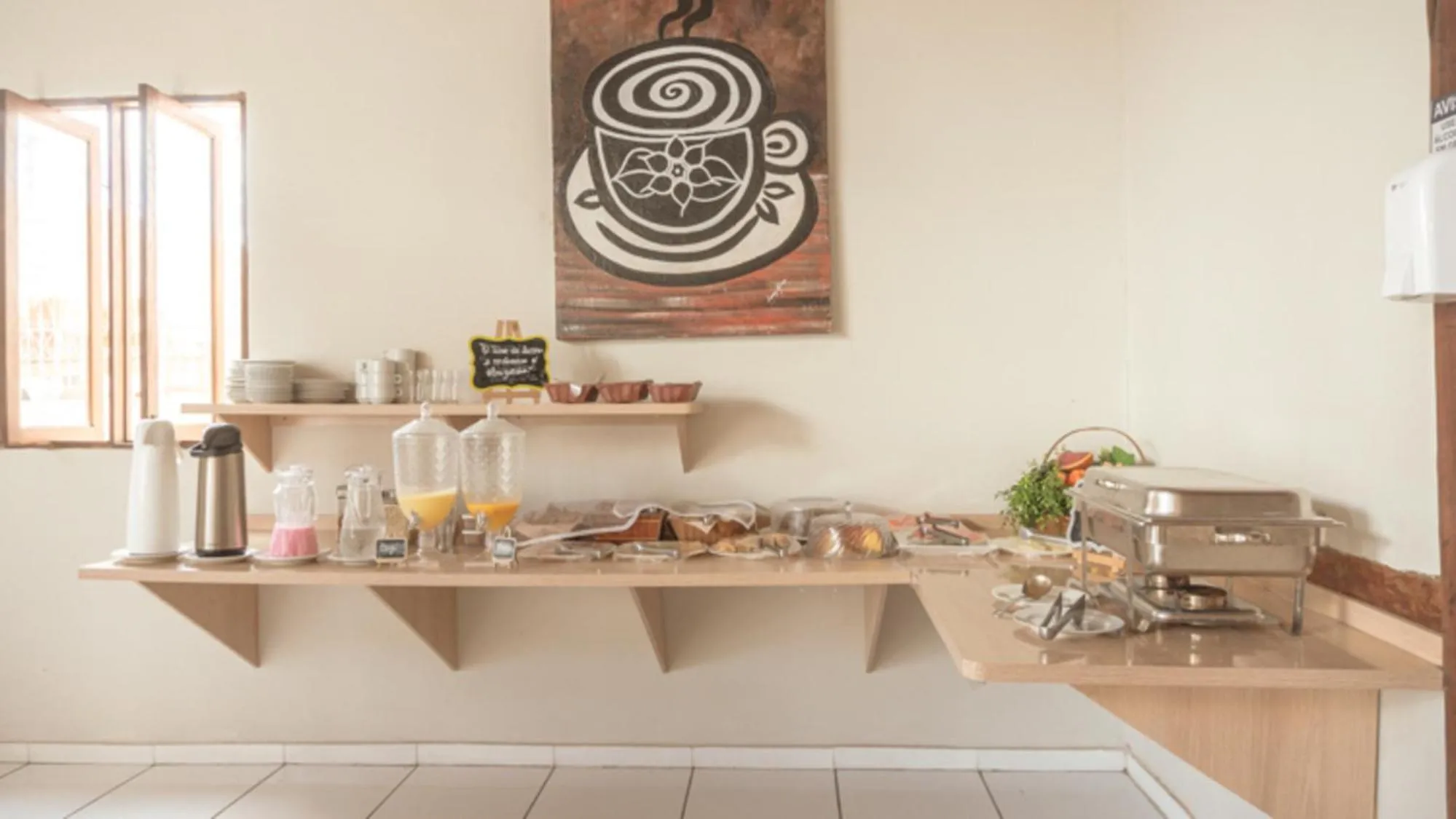 Buffet breakfast in Pousada Porto Da Barra