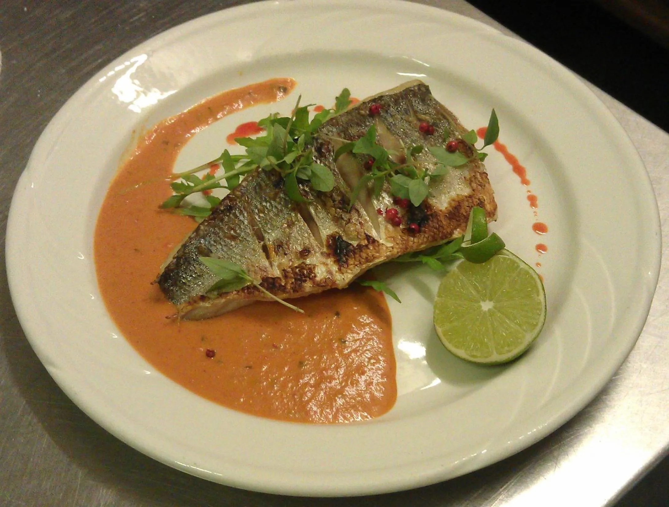 Food close-up in Bishopsgate House Hotel