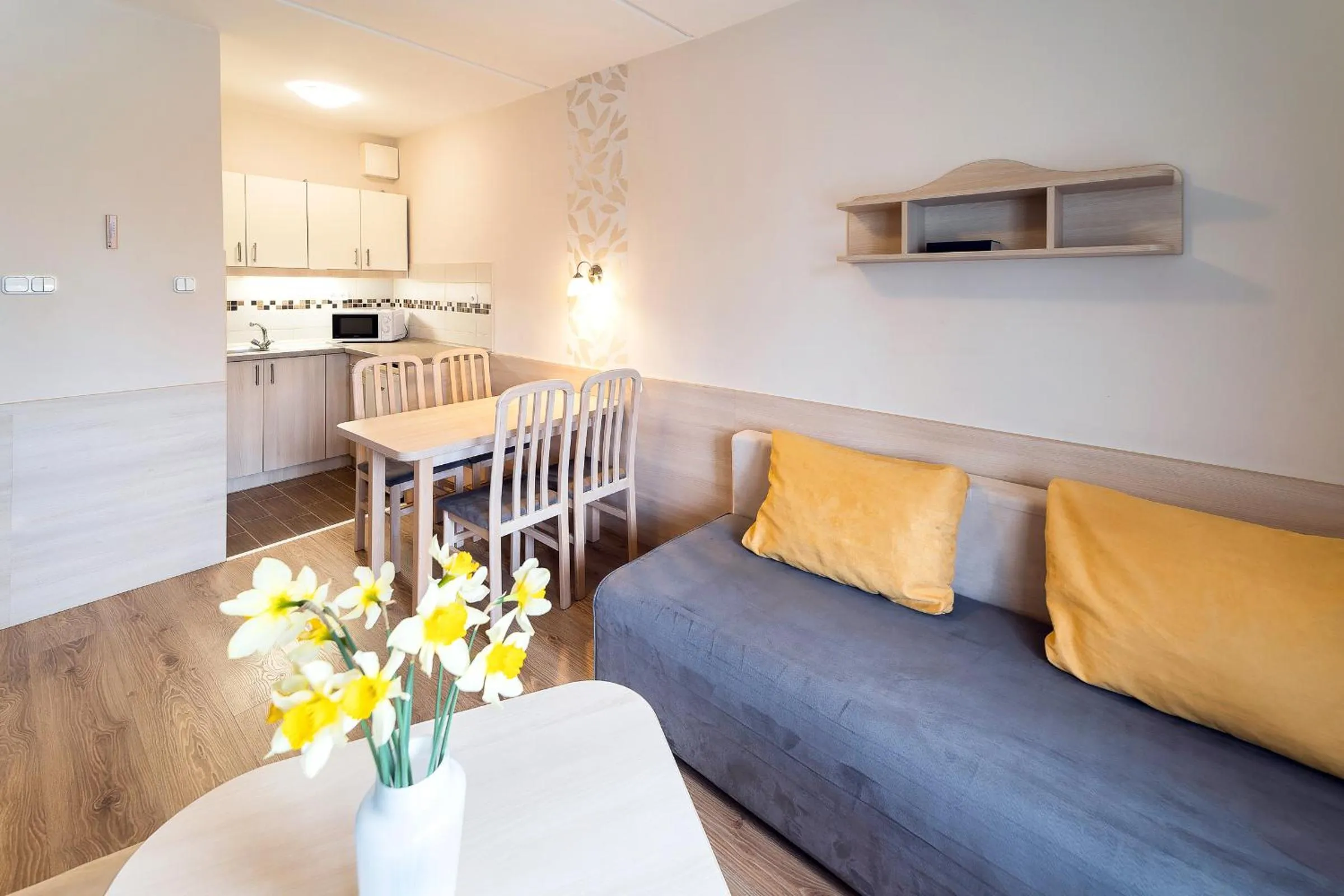 Bed in Napfény Hotel