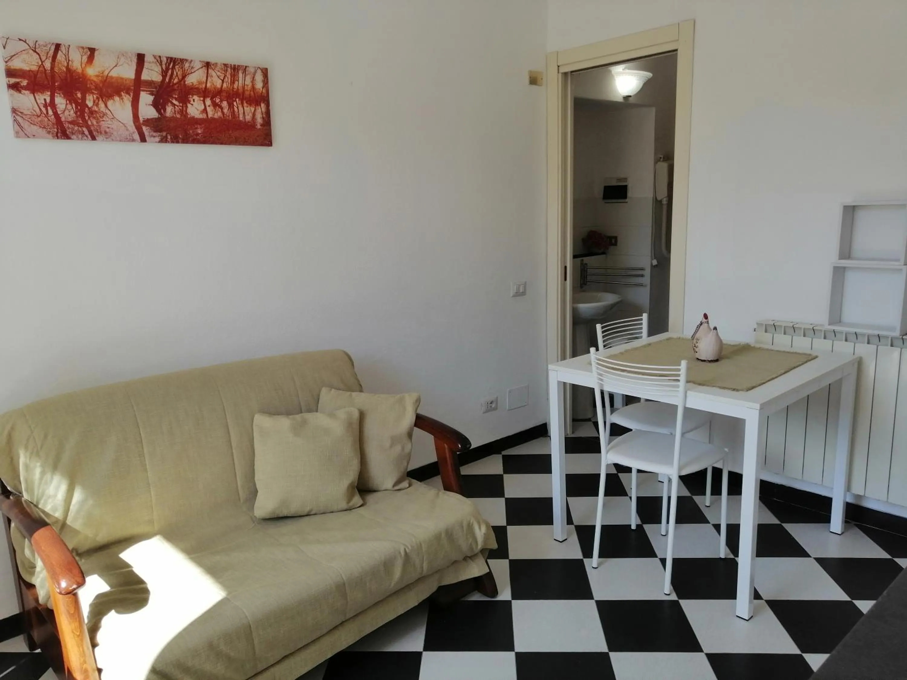 Kitchen or kitchenette in Affittacamere Mariella