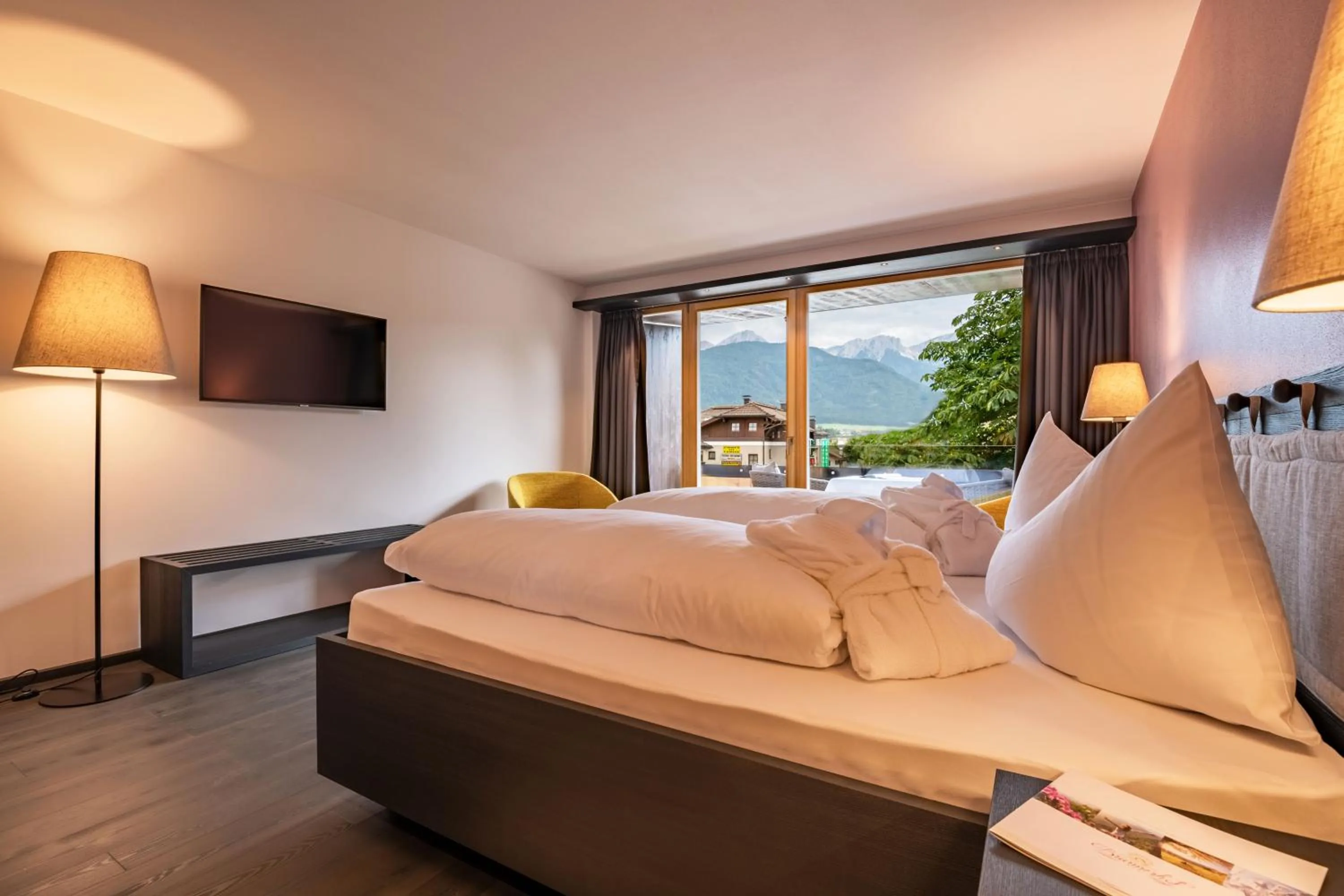 Photo of the whole room, Bed in Hotel Brunnerhof