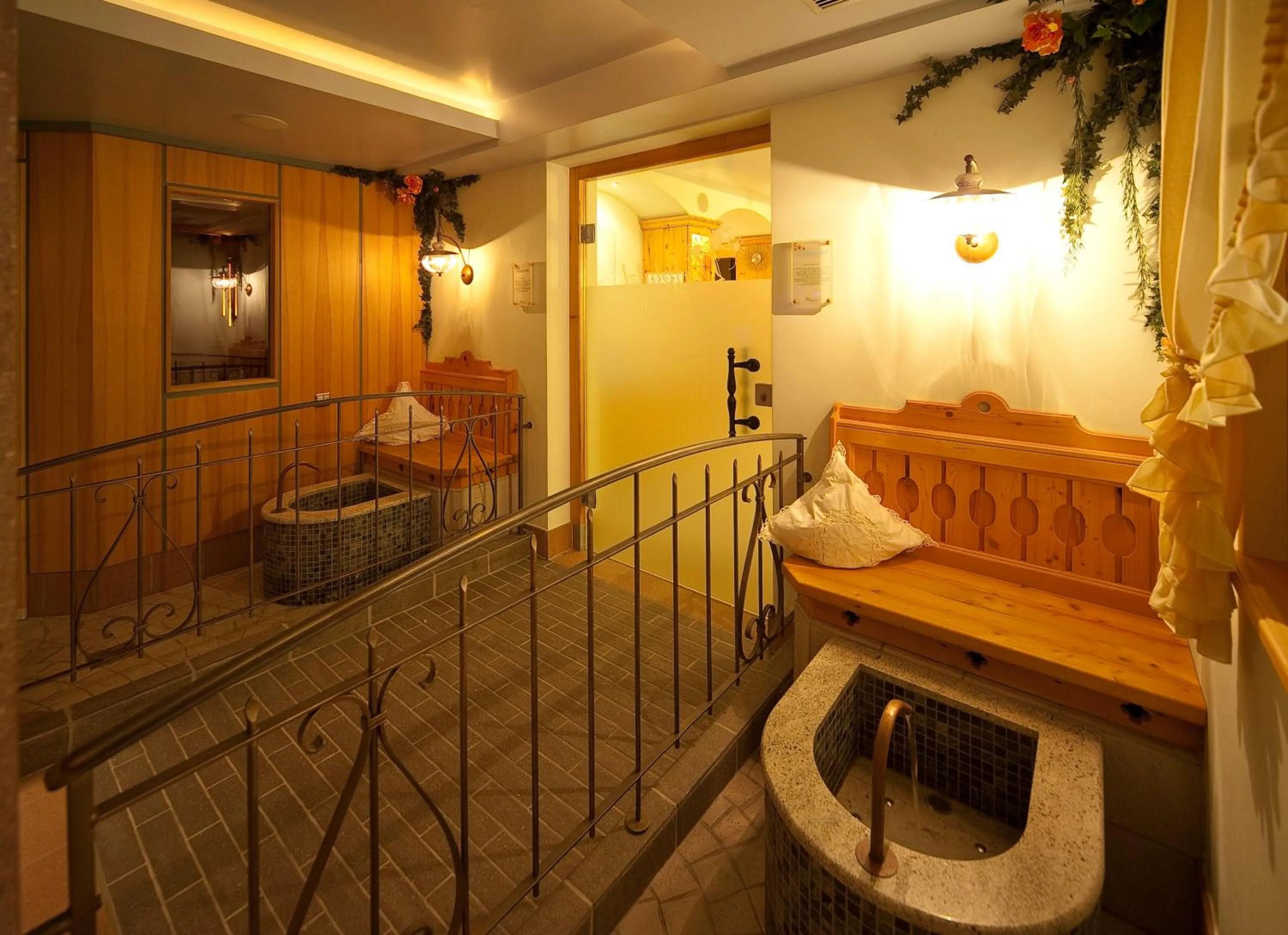 Spa and wellness centre/facilities in Hotel Brunnerhof