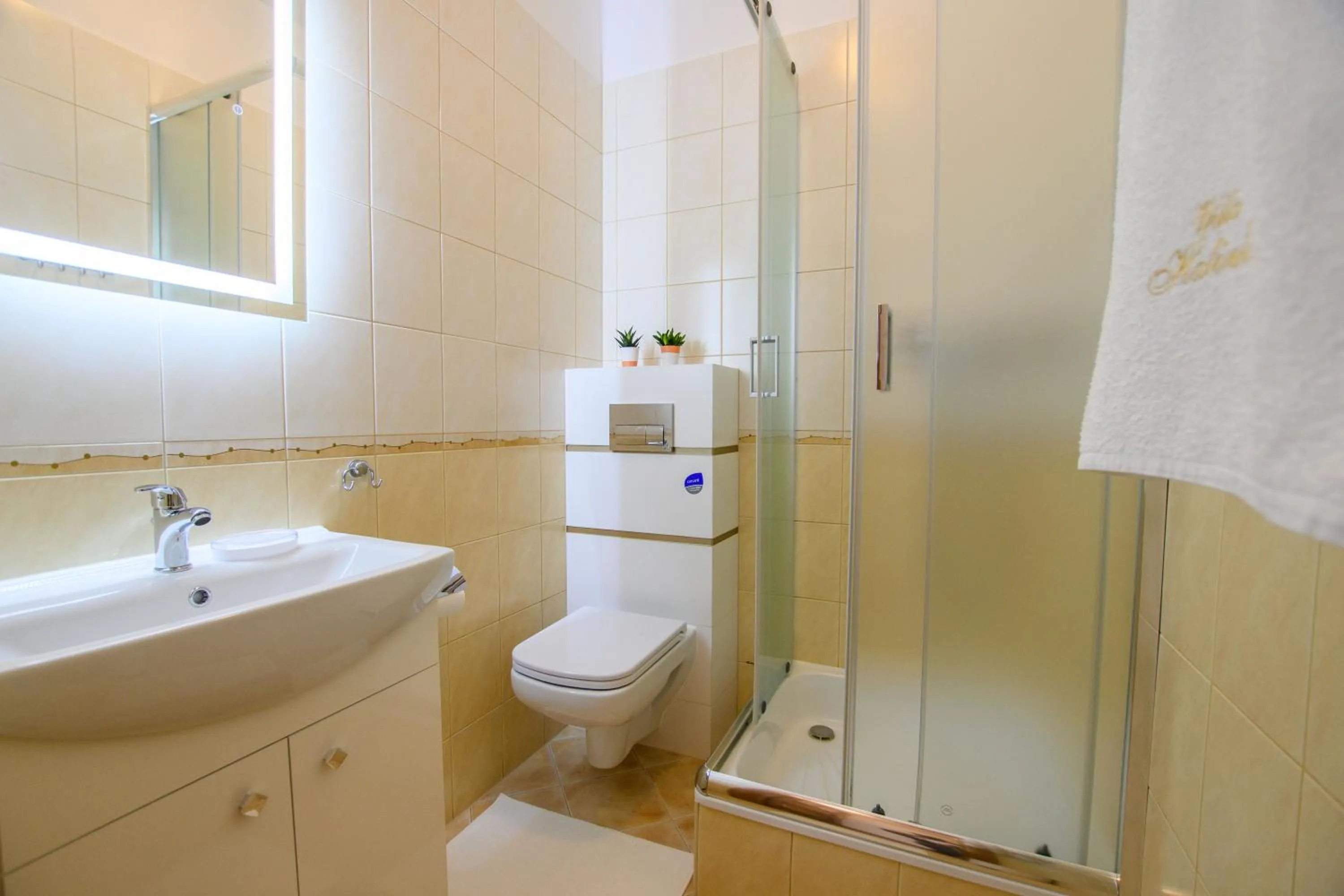 Shower in Willa Halinka