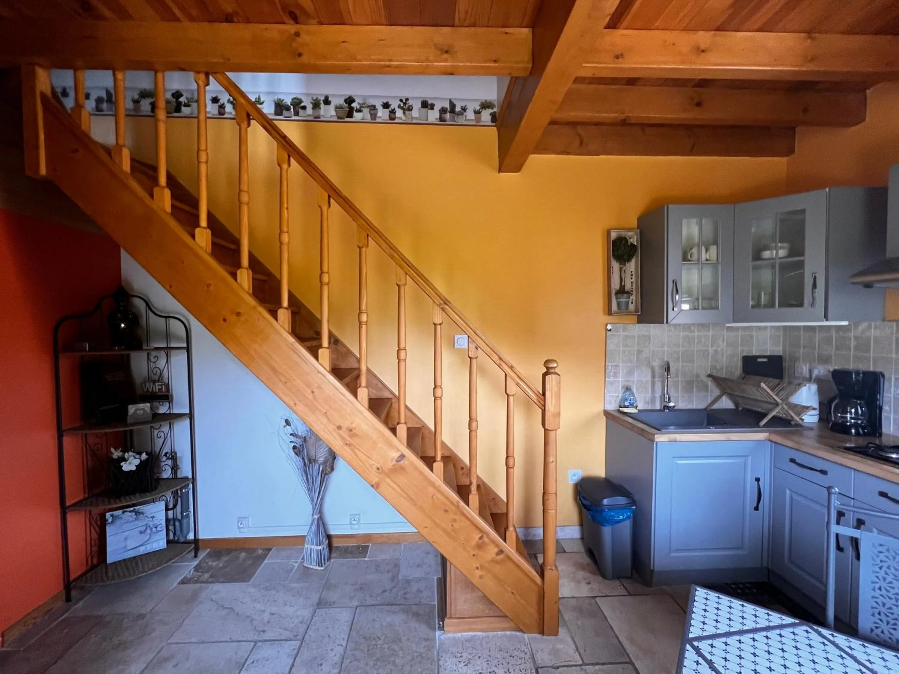 Kitchen or kitchenette in Le Jardin des Gorges