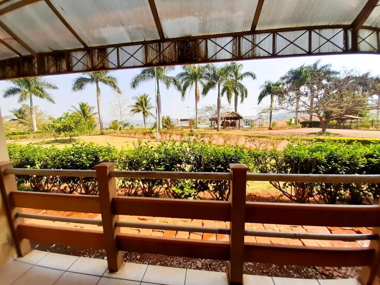 Garden view in Hotel Thermas Bonsucesso