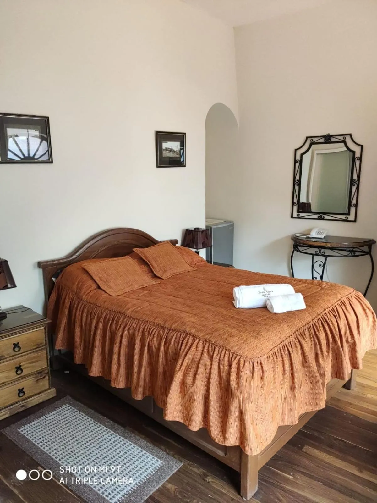 Bed in Hotel Santa Mónica