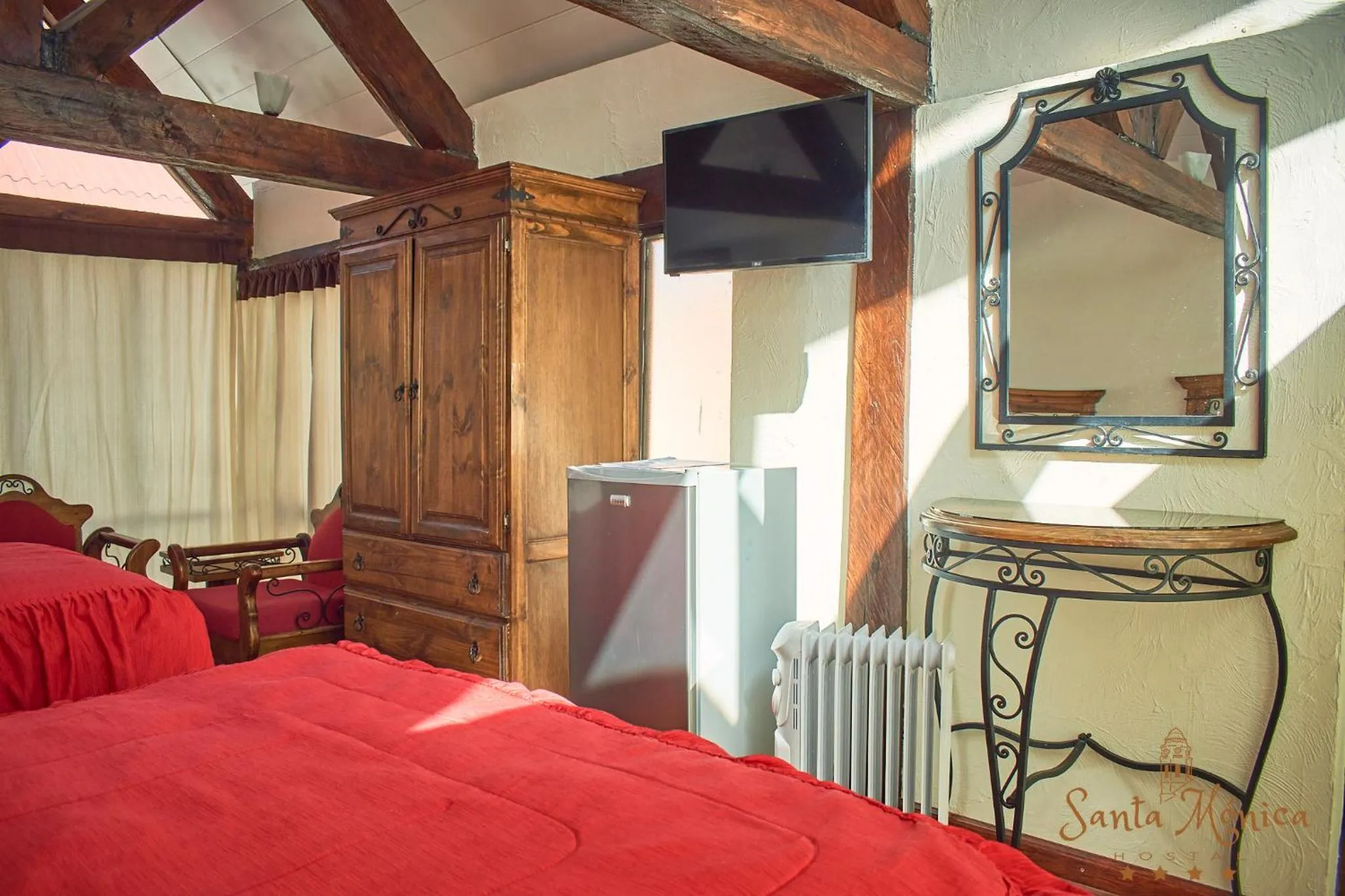 Bed in Hotel Santa Mónica