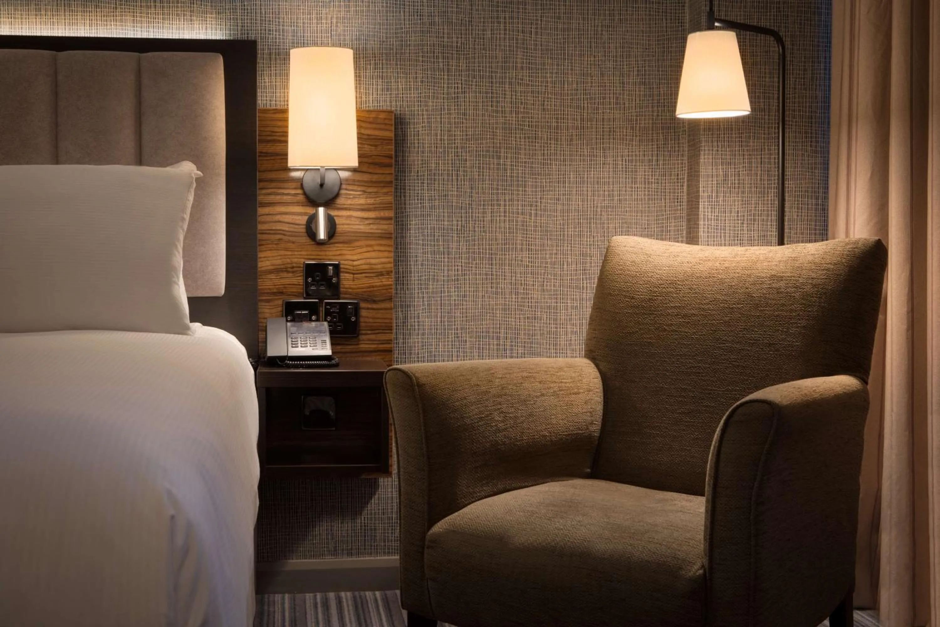 Bed in DoubleTree by Hilton London Chelsea