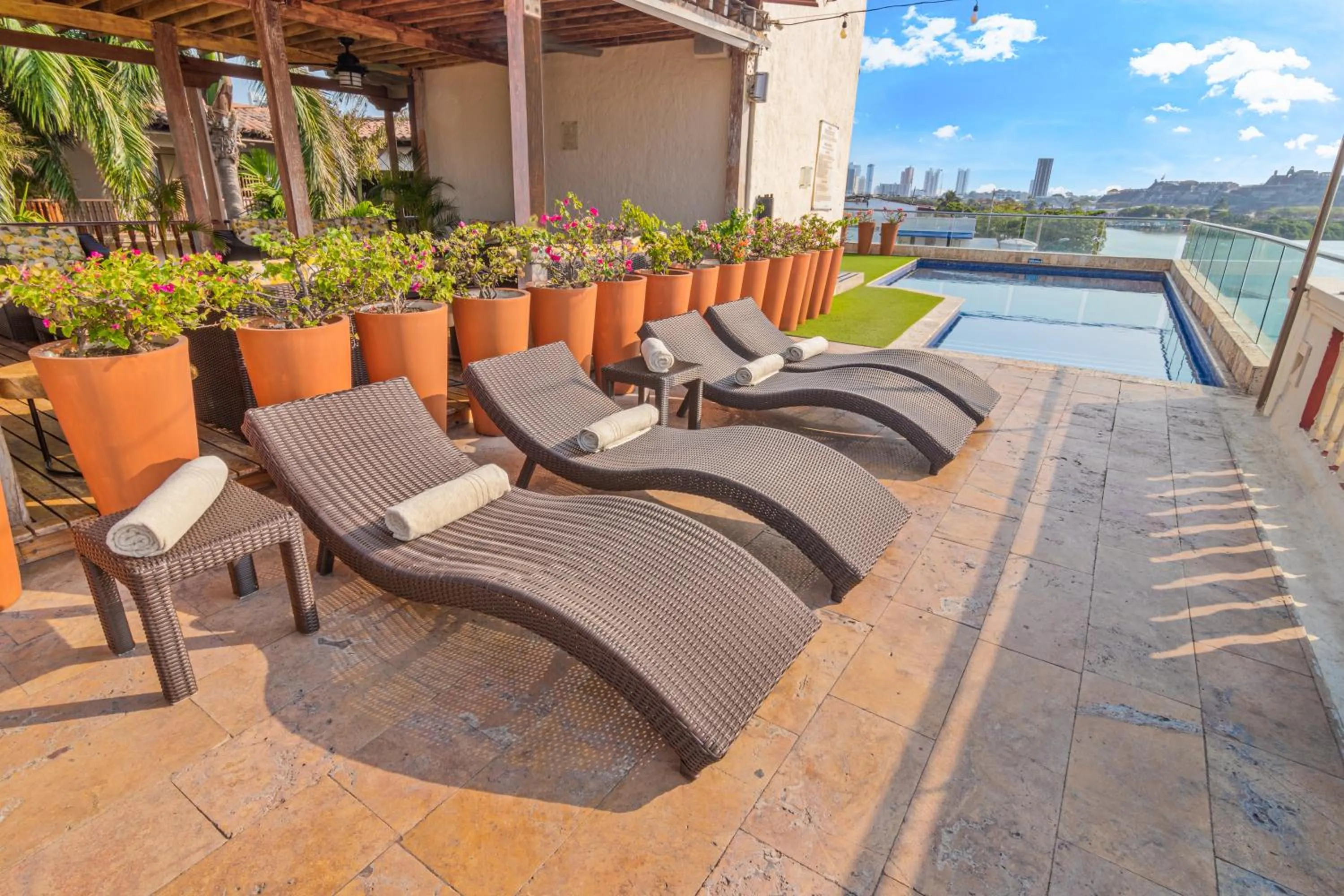 Balcony/Terrace in GHL Collection Armería Real Hotel