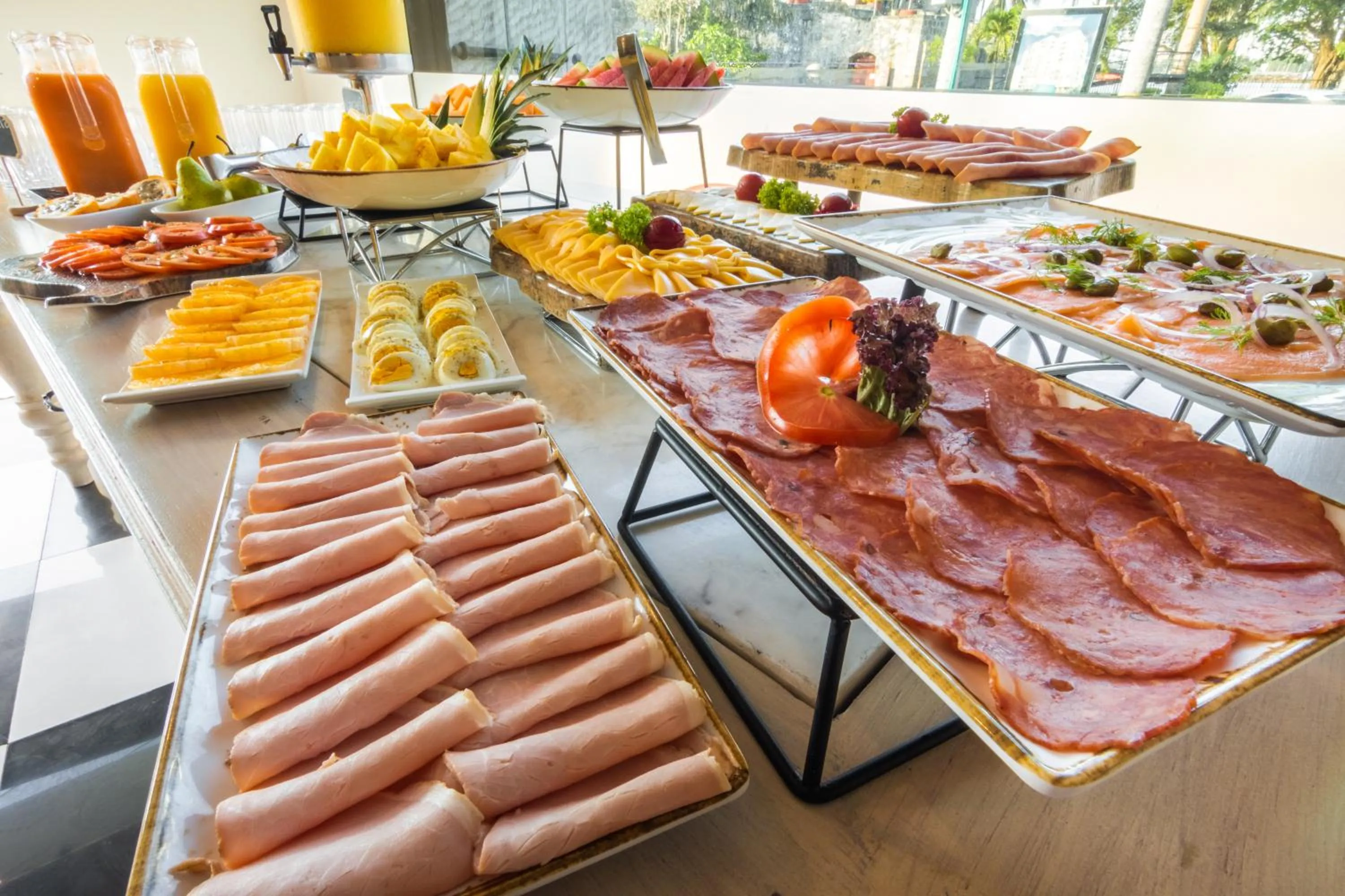 Buffet breakfast in GHL Collection Armería Real Hotel