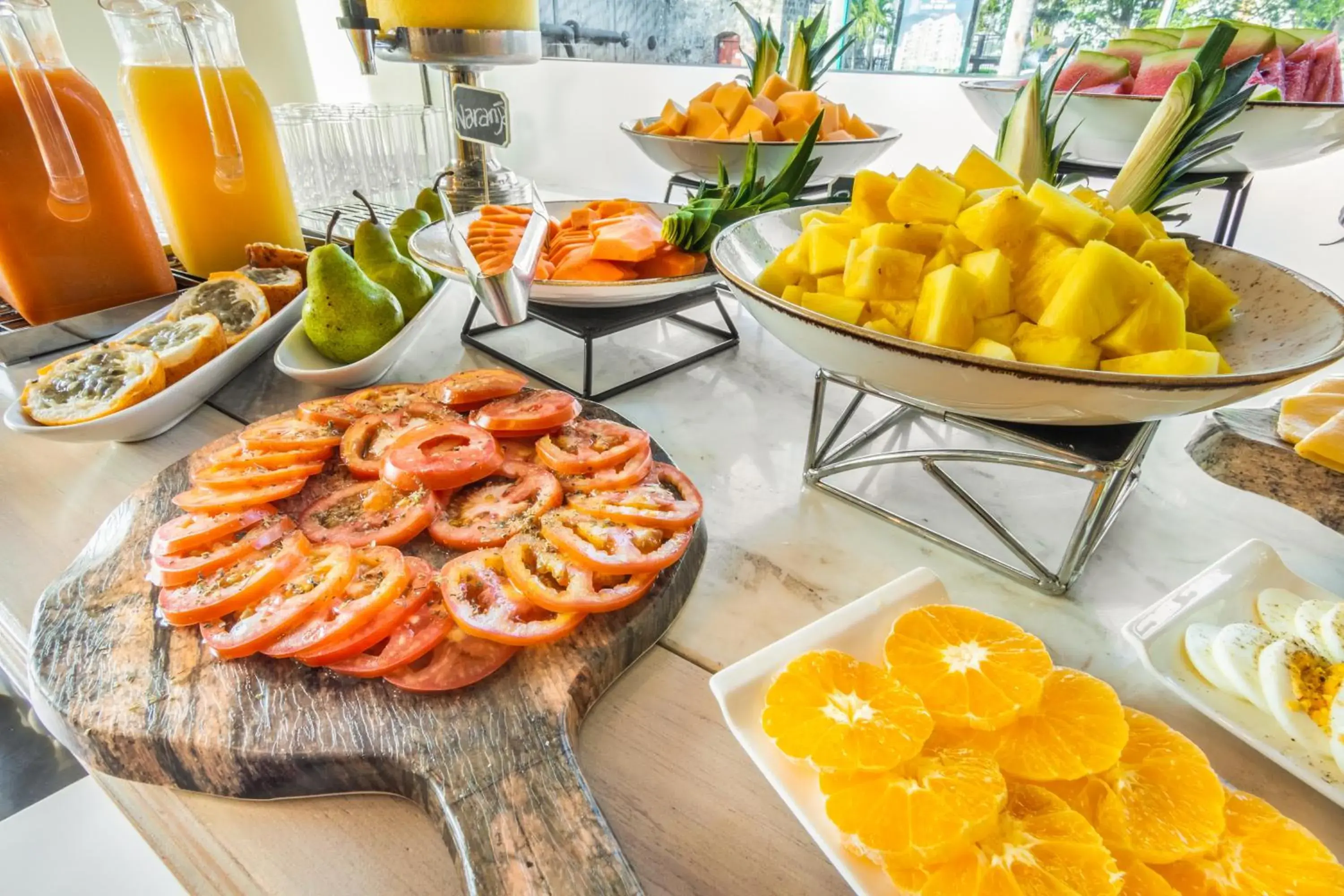 Buffet breakfast in GHL Collection Armería Real Hotel Buffet breakfast in GHL Collection Armería Real Hotel