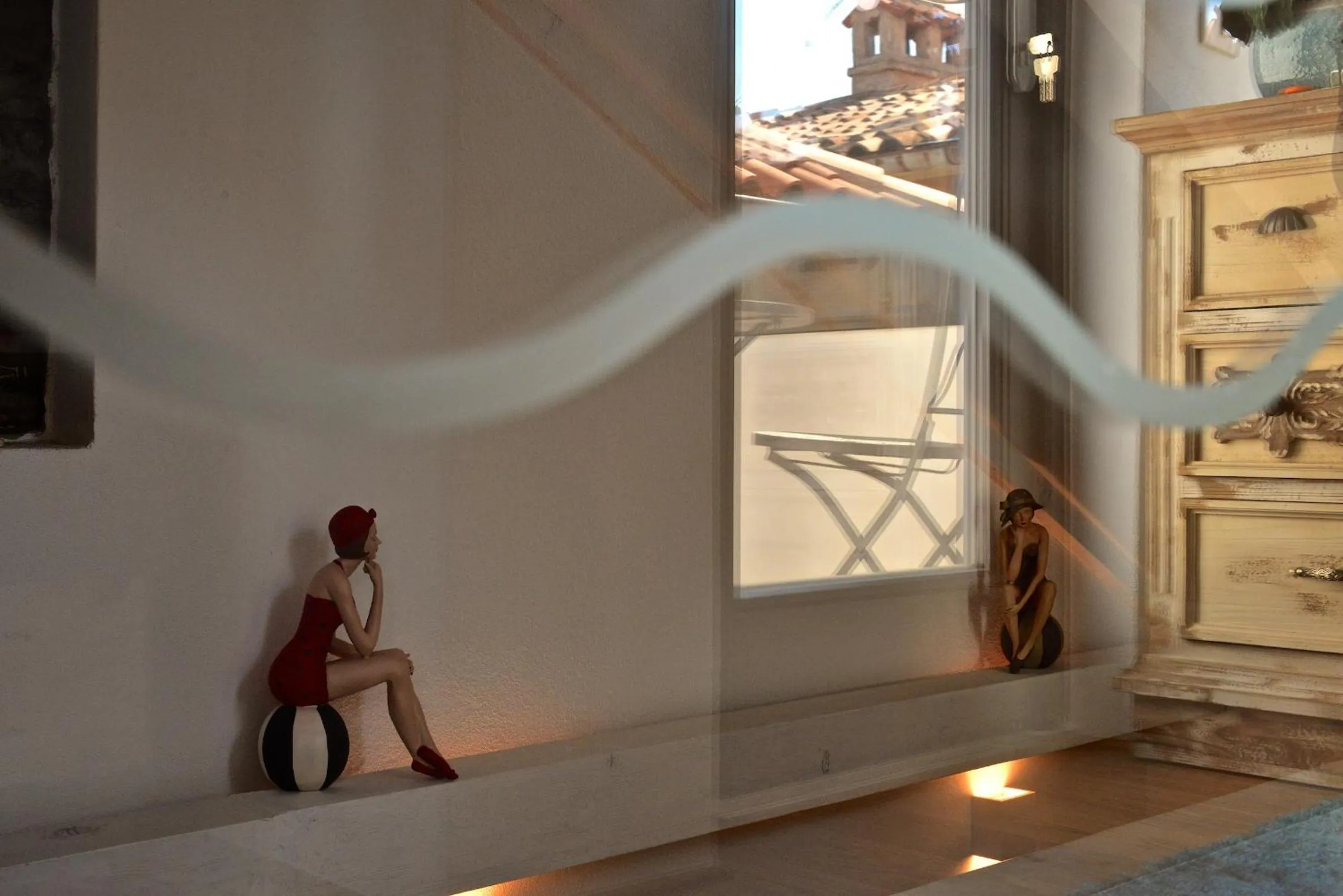 Decorative detail in Casa Al Porto Antico