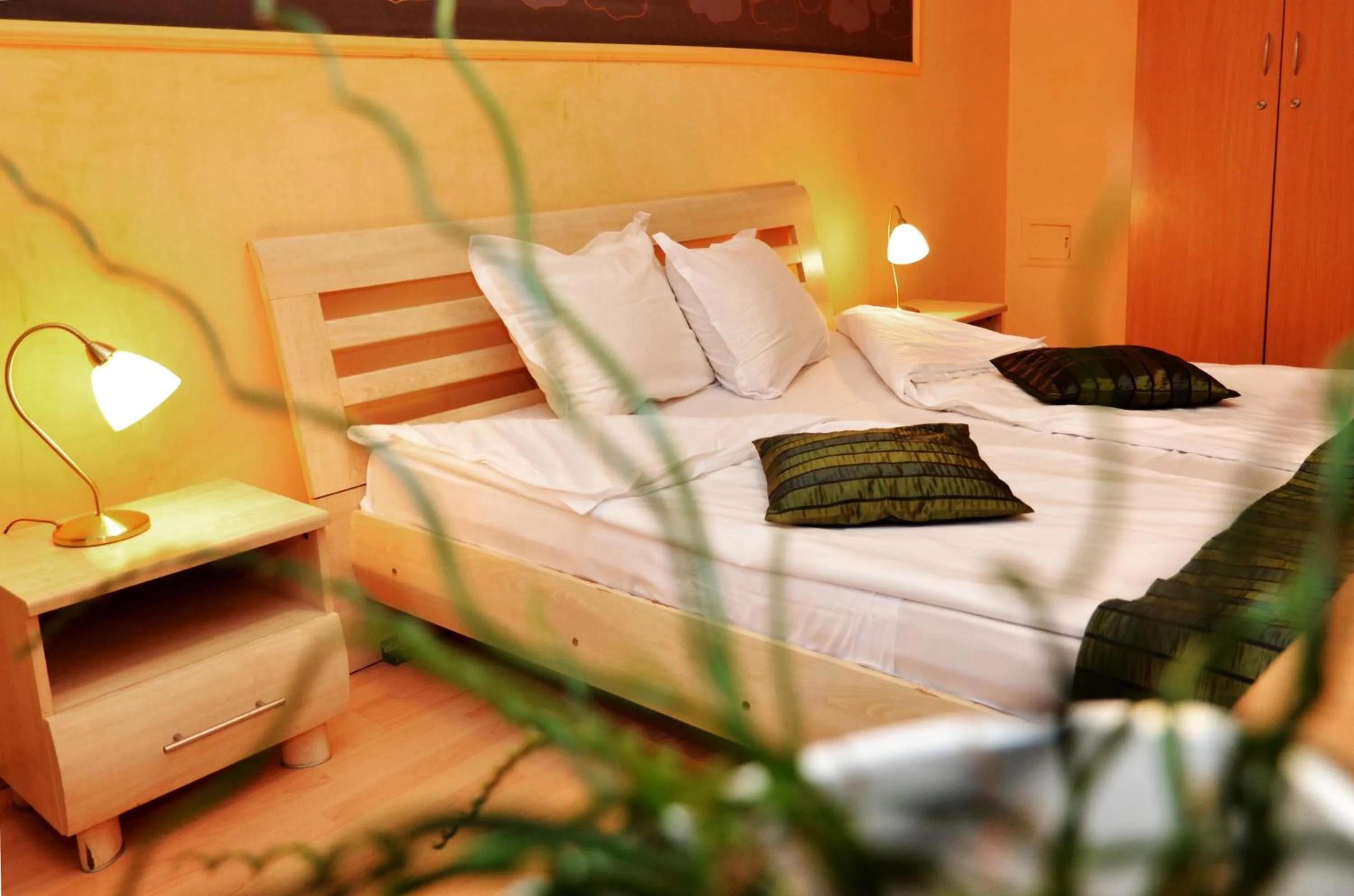 Bed in Hotel Sorbona