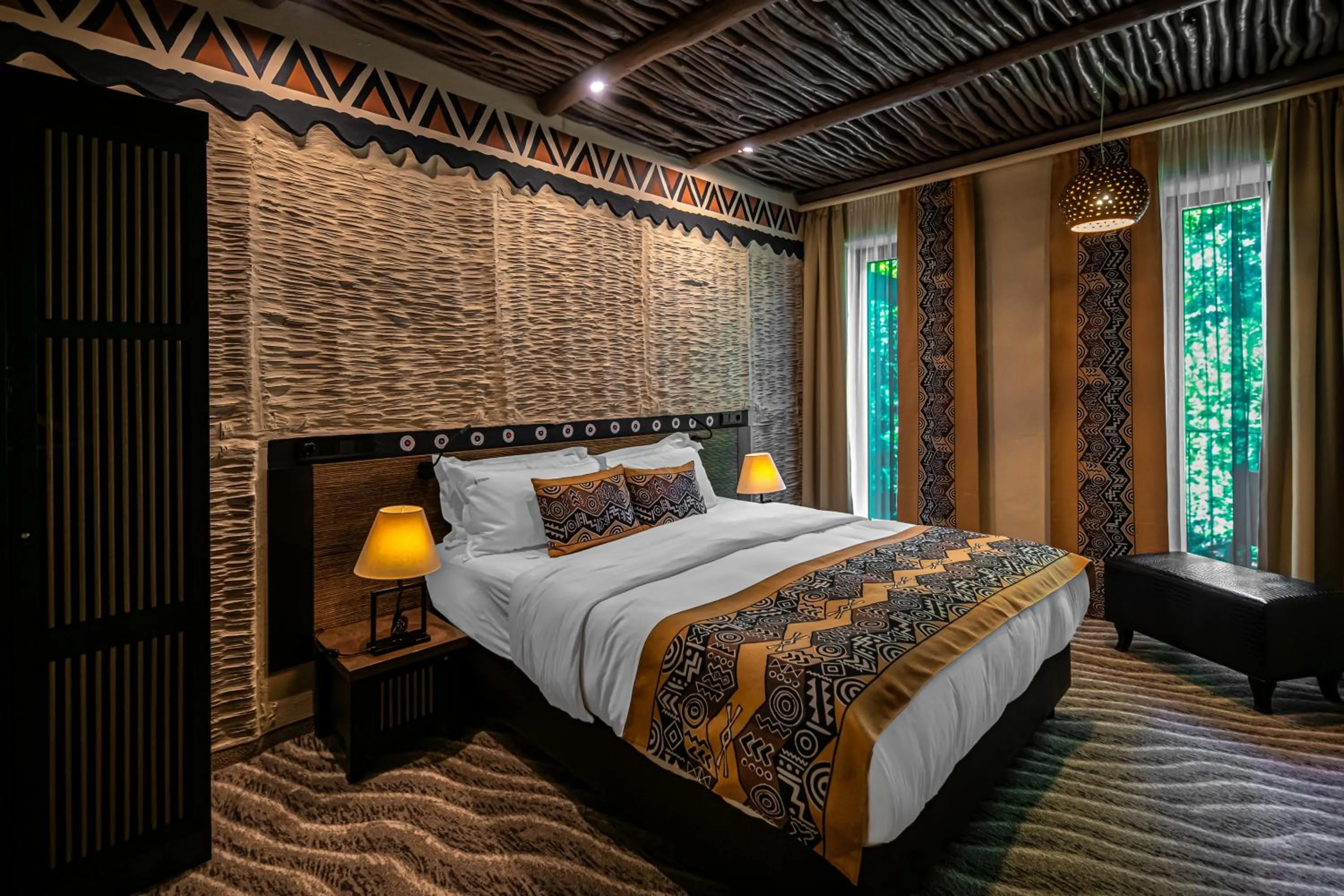 Bed in Bambara Hotel