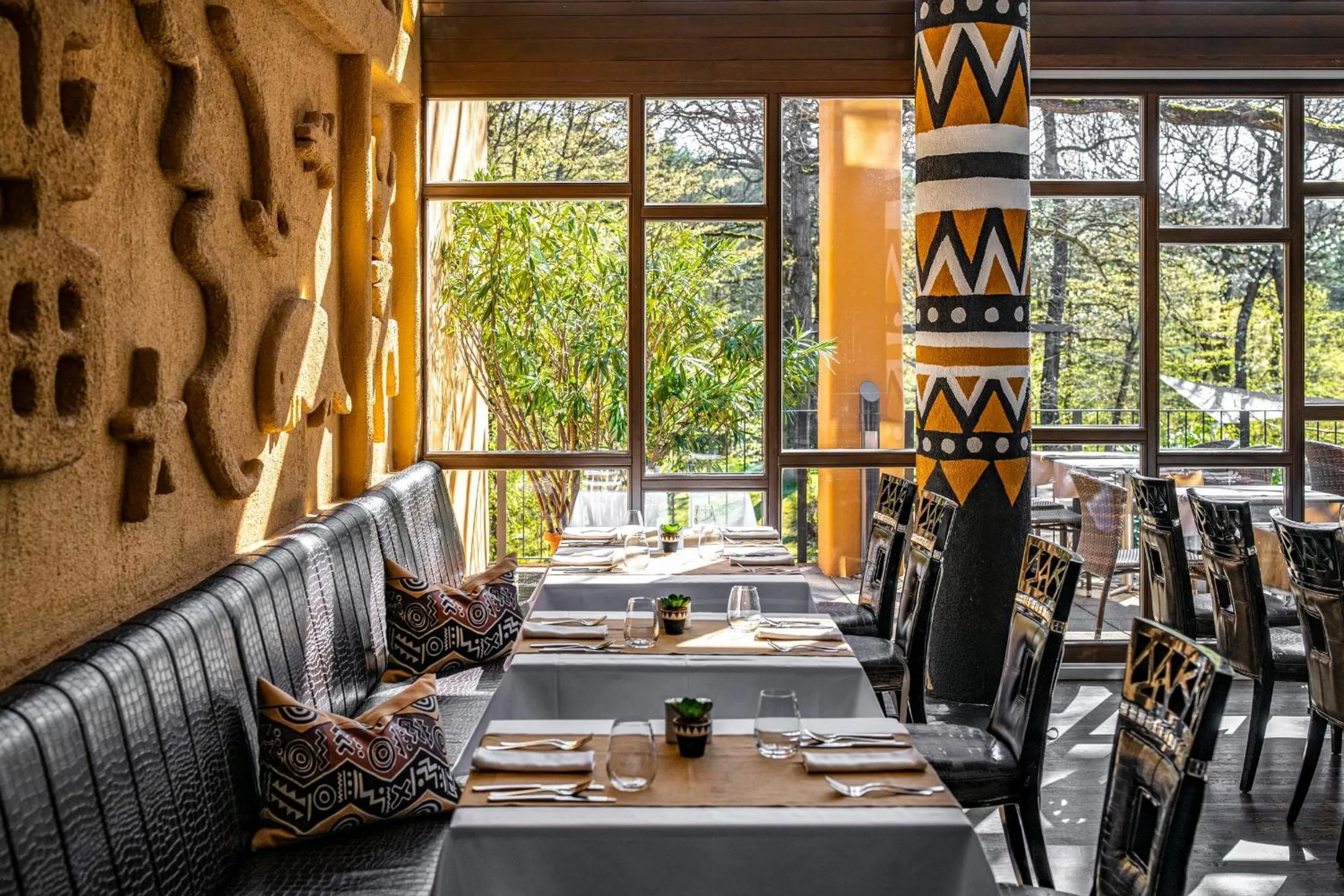 Seating area in Bambara Hotel