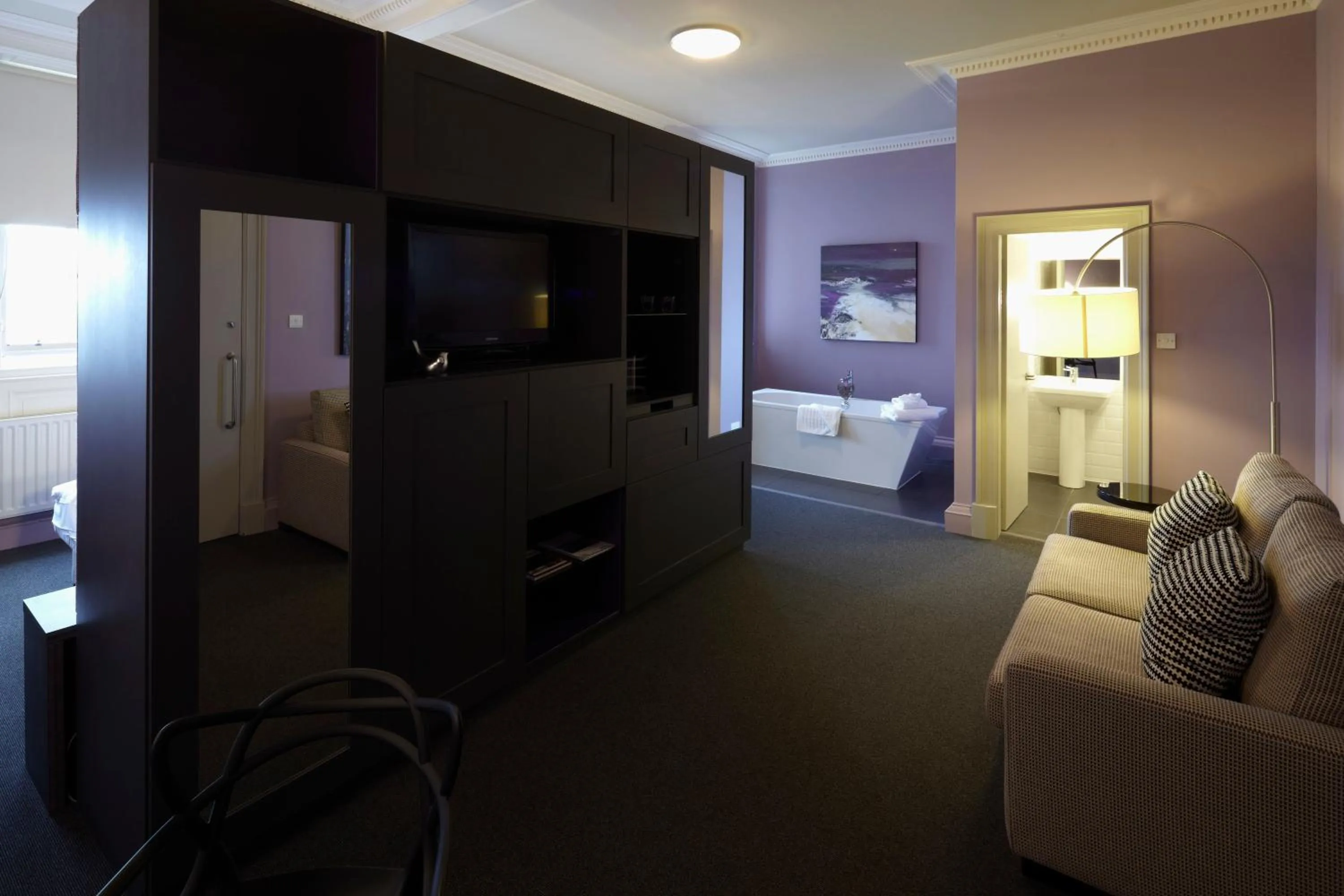 Toilet, Bed in B+B Edinburgh