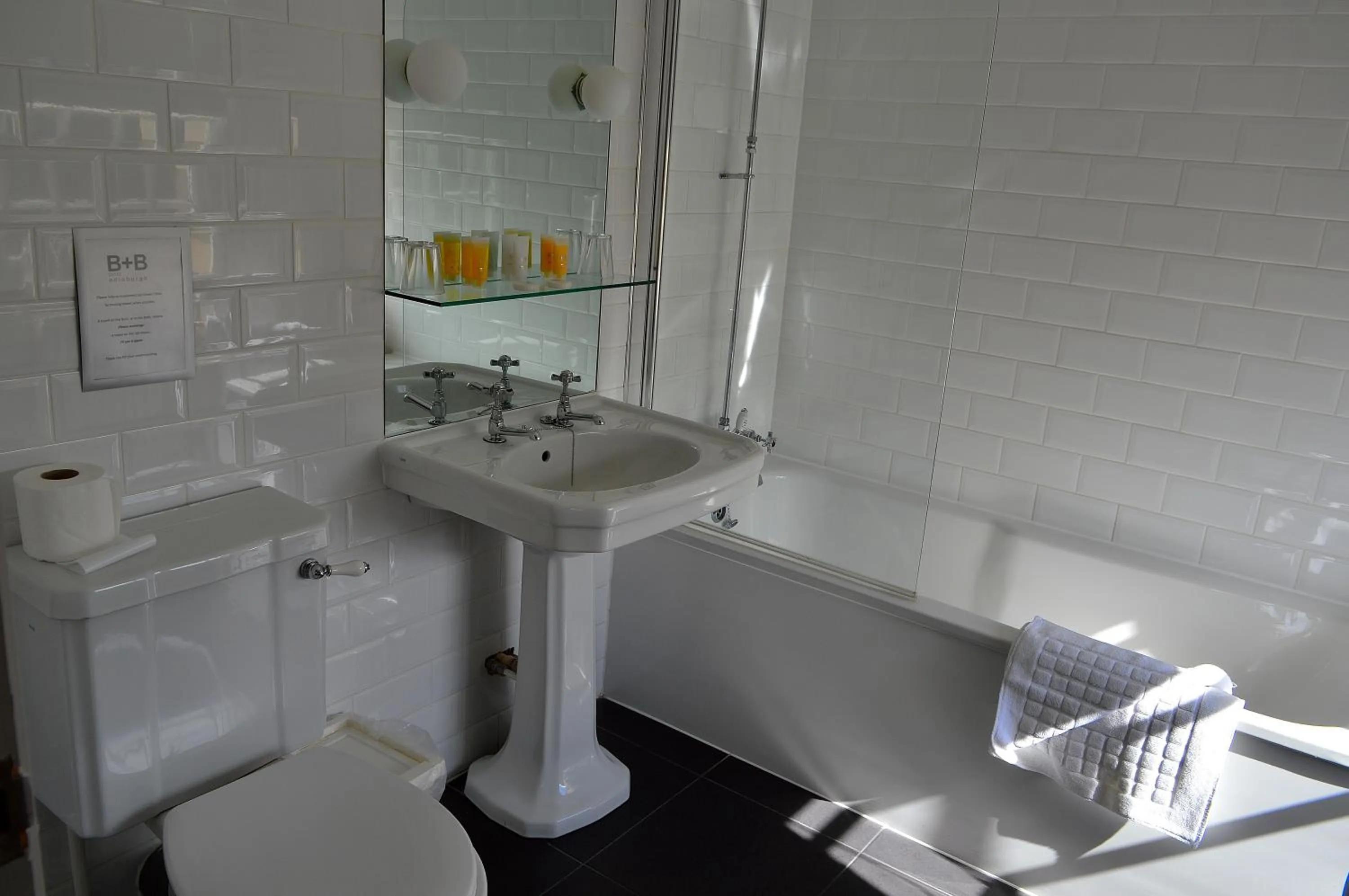 Bathroom in B+B Edinburgh