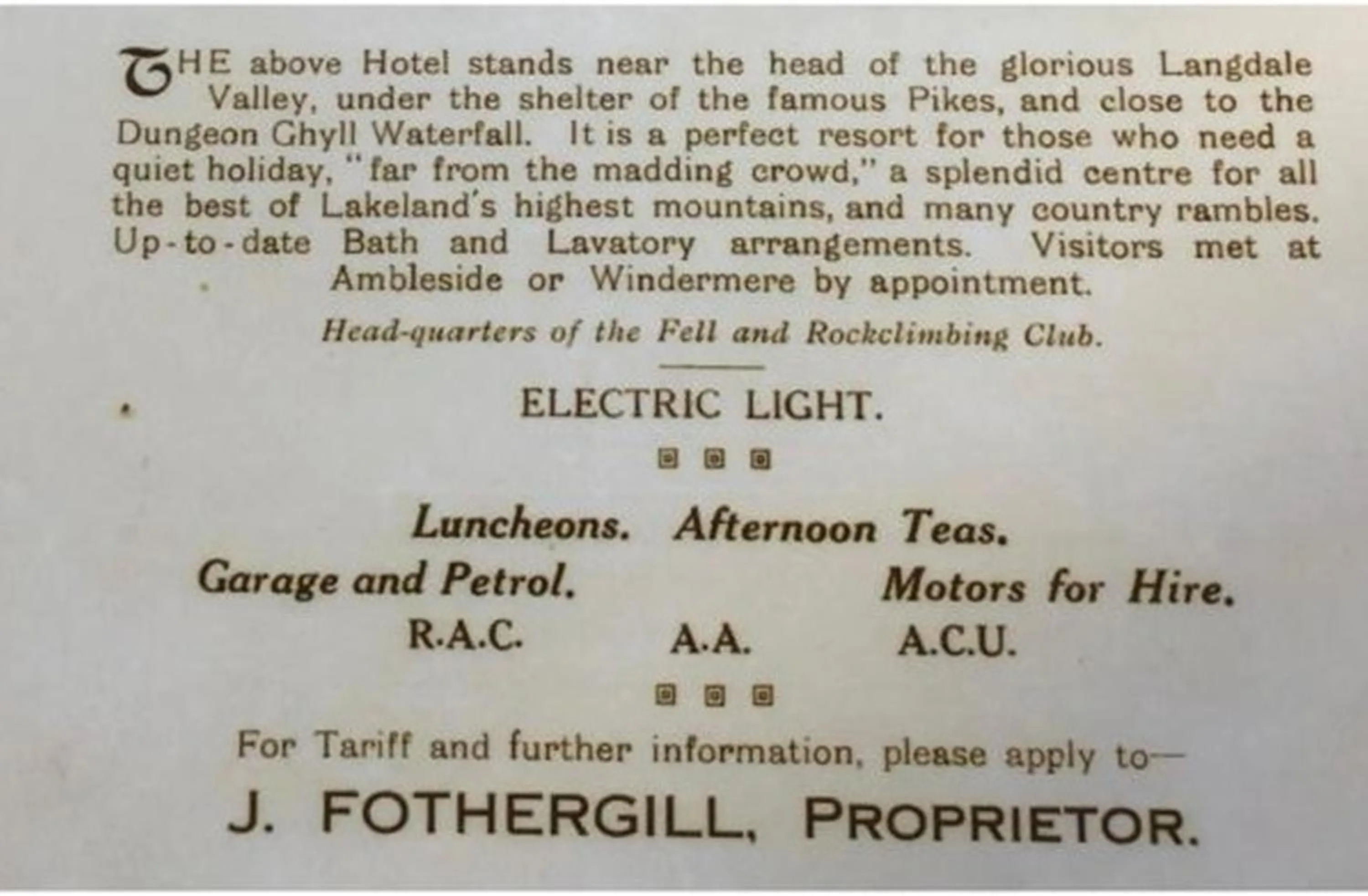 Other in New Dungeon Ghyll Hotel