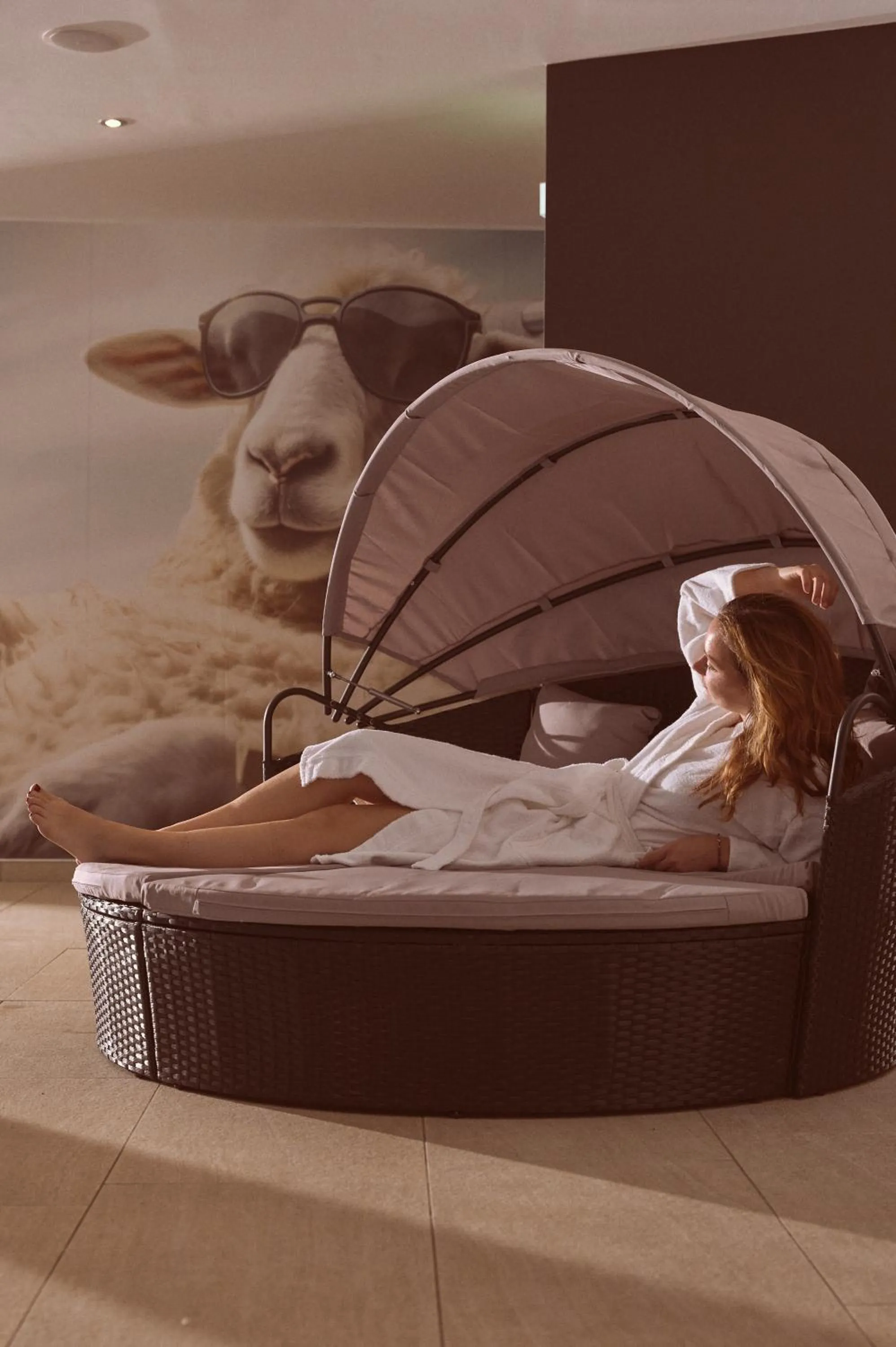 People, Bed in Hotel Sonnalp