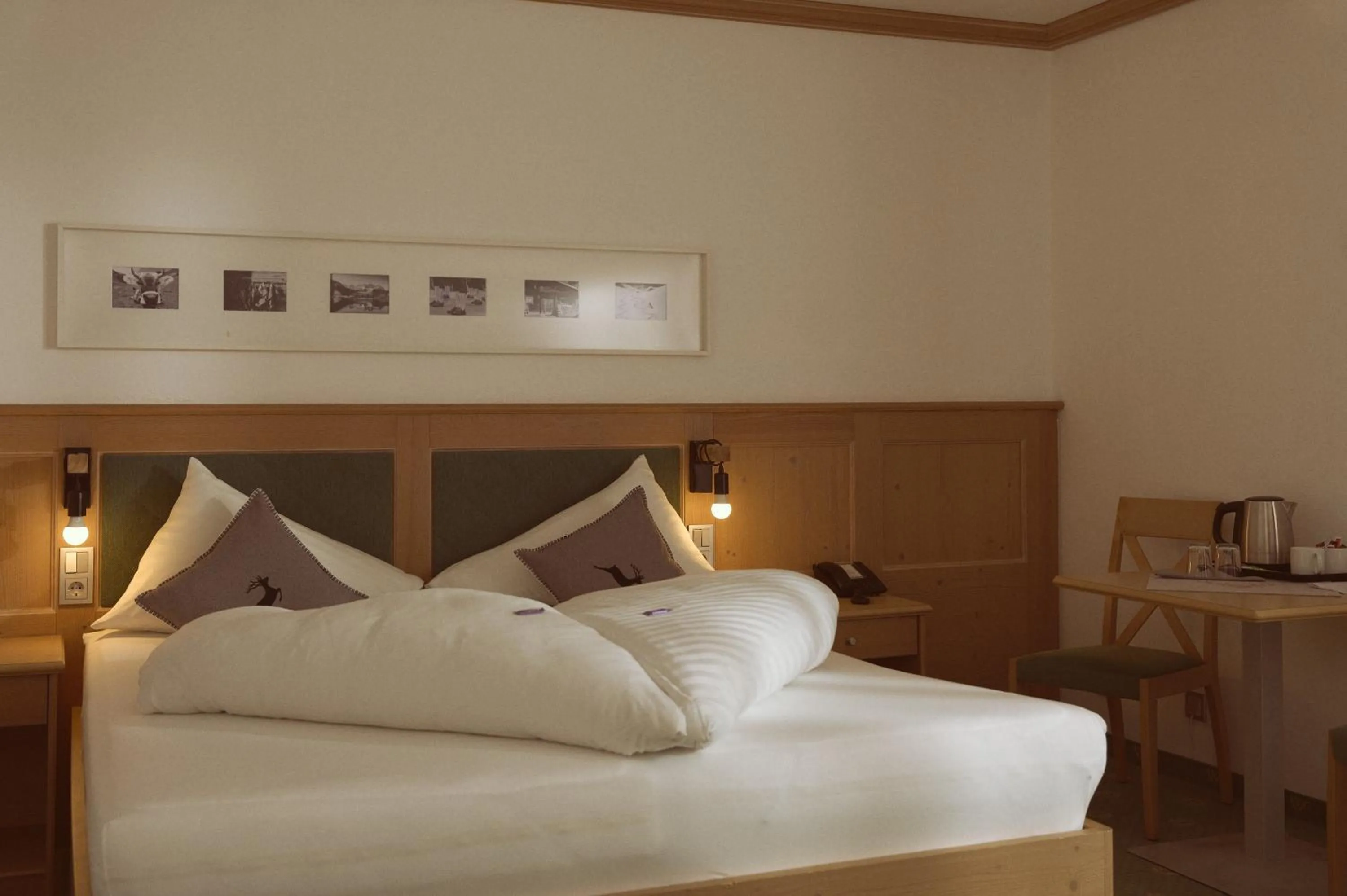 Bed in Hotel Sonnalp