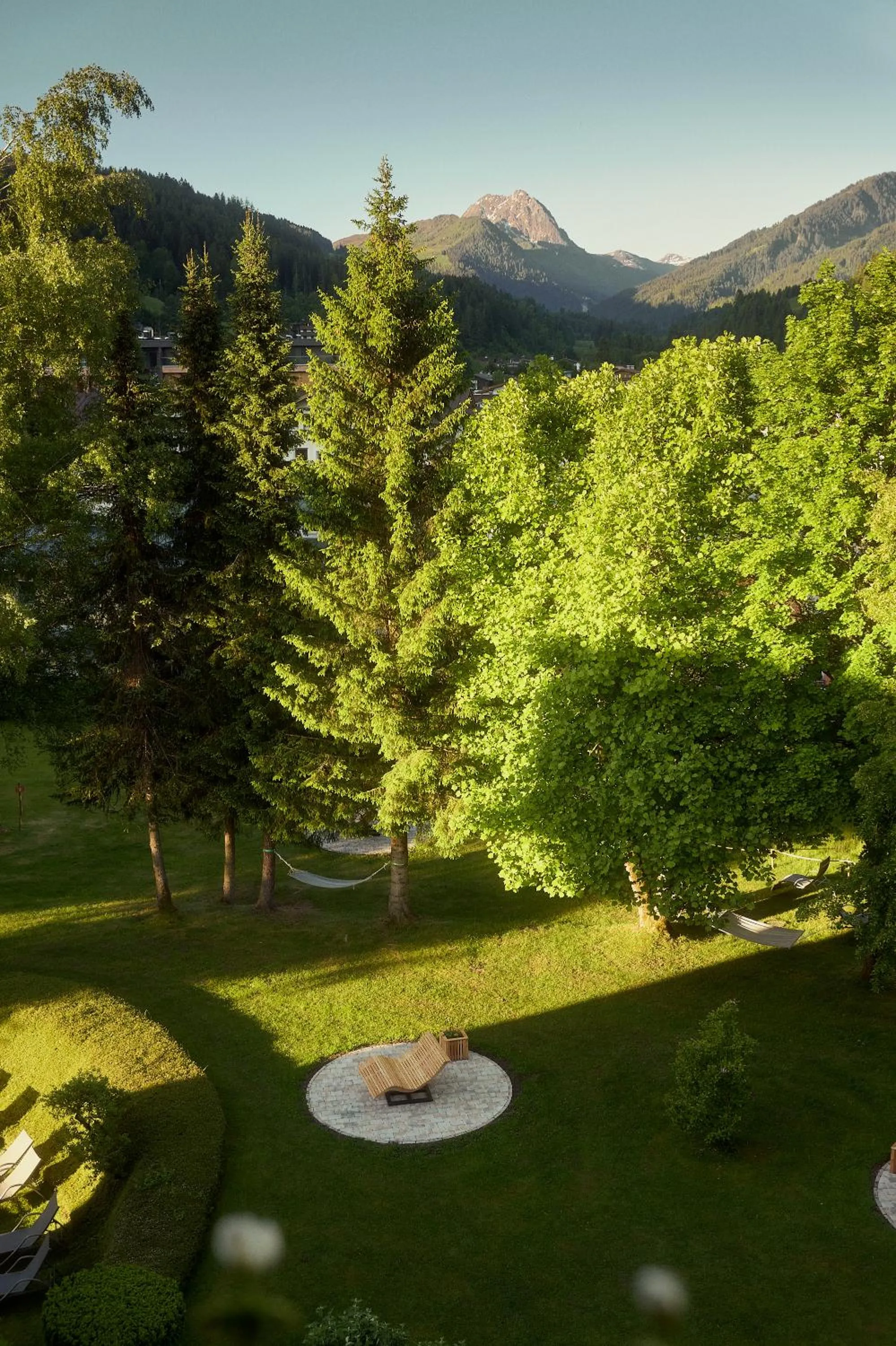 Garden in Hotel Sonnalp