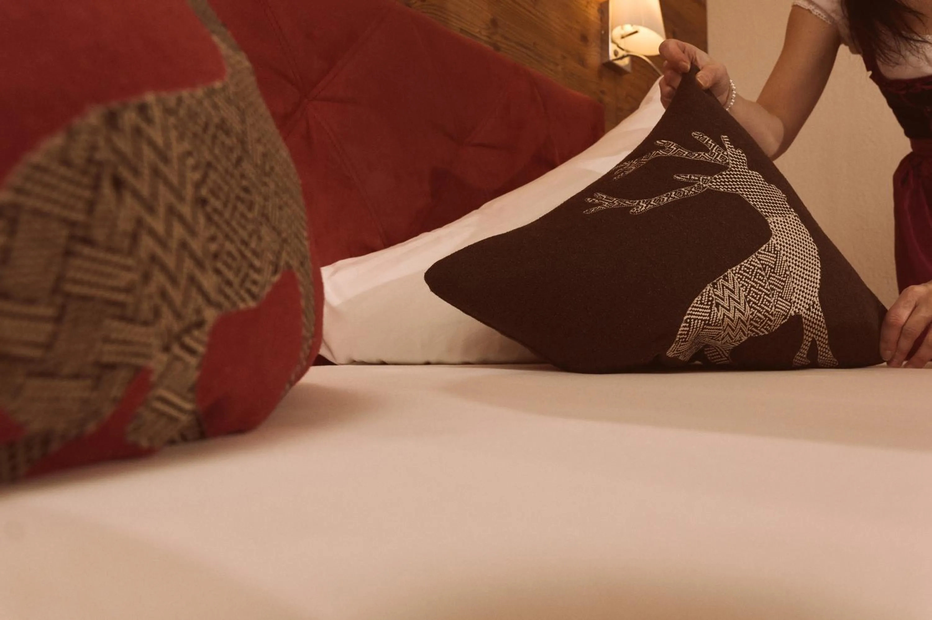 Bed in Hotel Sonnalp