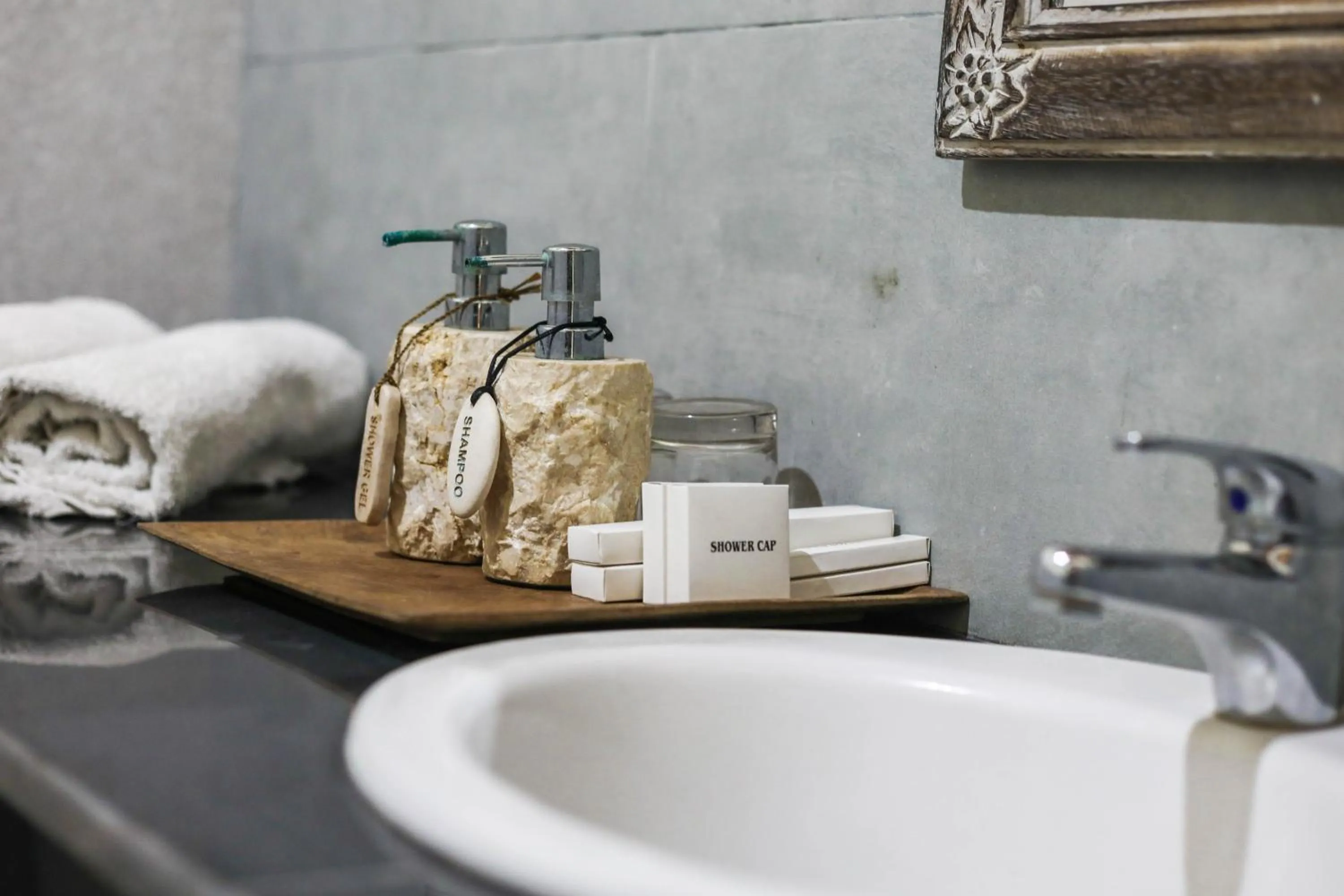 Bathroom in Sari Bamboo Bungalows
