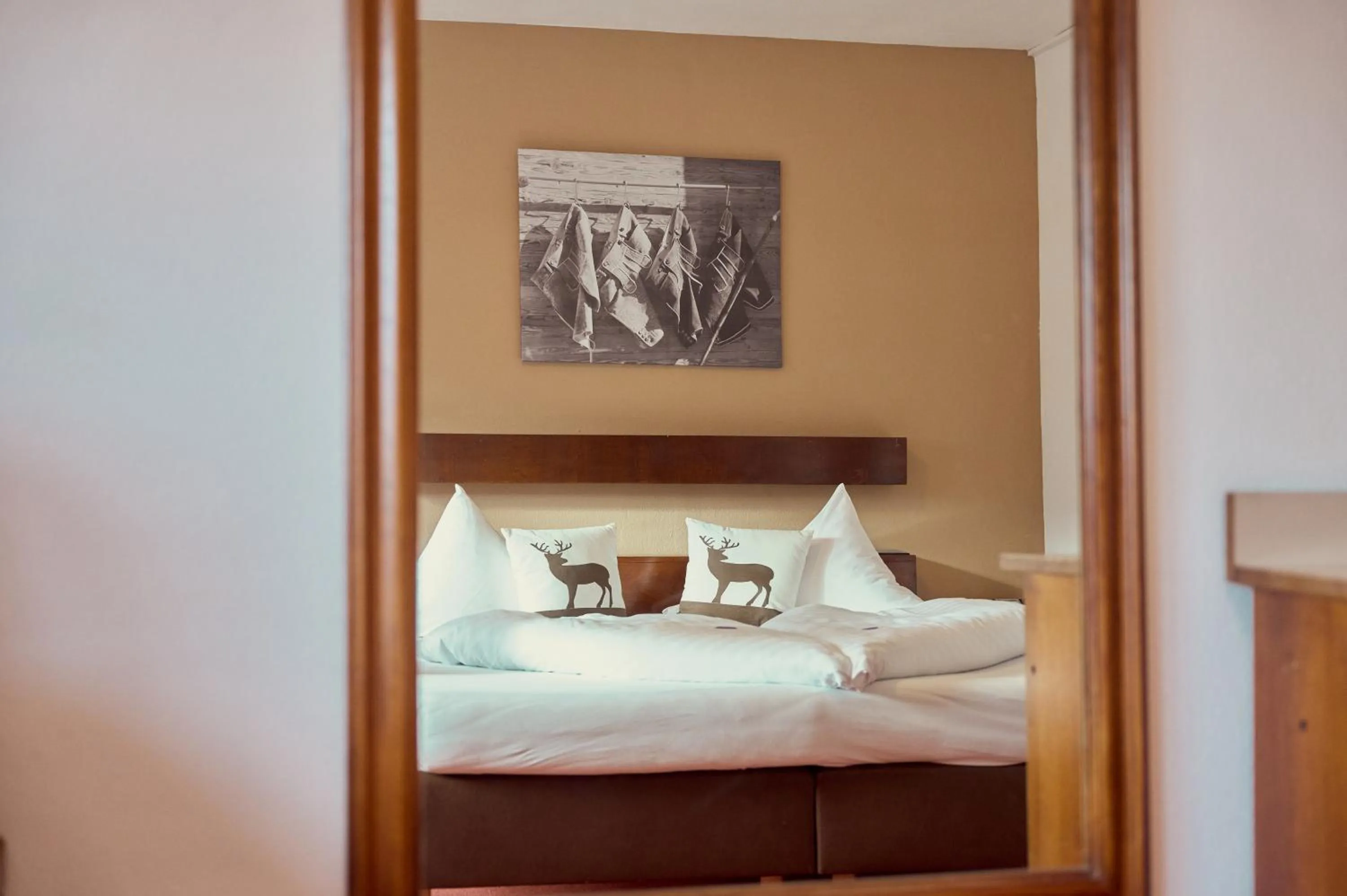 Bed in Parkhotel Kirchberg