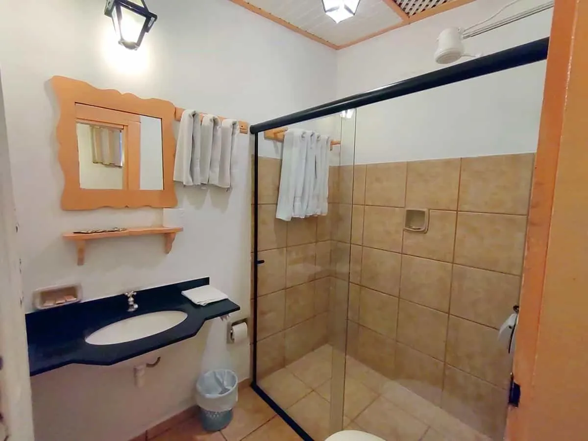 Bathroom in Pousada Pouso do Frade