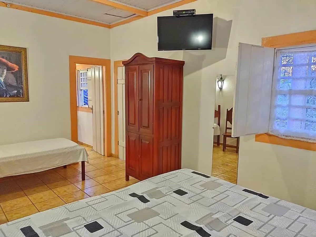 Bedroom, Bed in Pousada Pouso do Frade