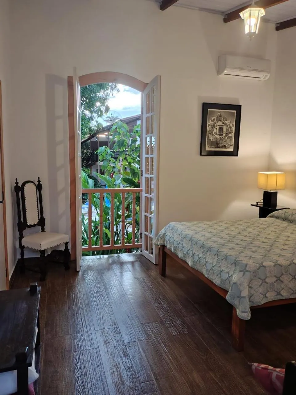 View (from property/room), Bed in Pousada Pouso do Frade