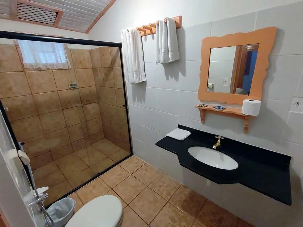 Bathroom in Pousada Pouso do Frade