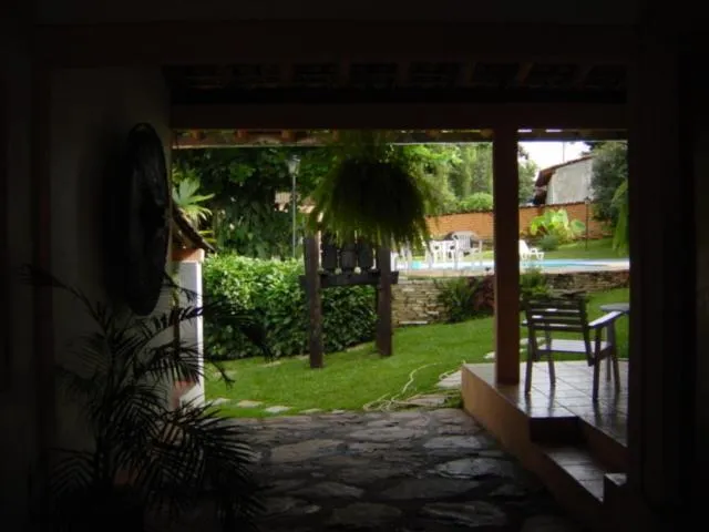 Garden view in Pousada Pouso do Frade