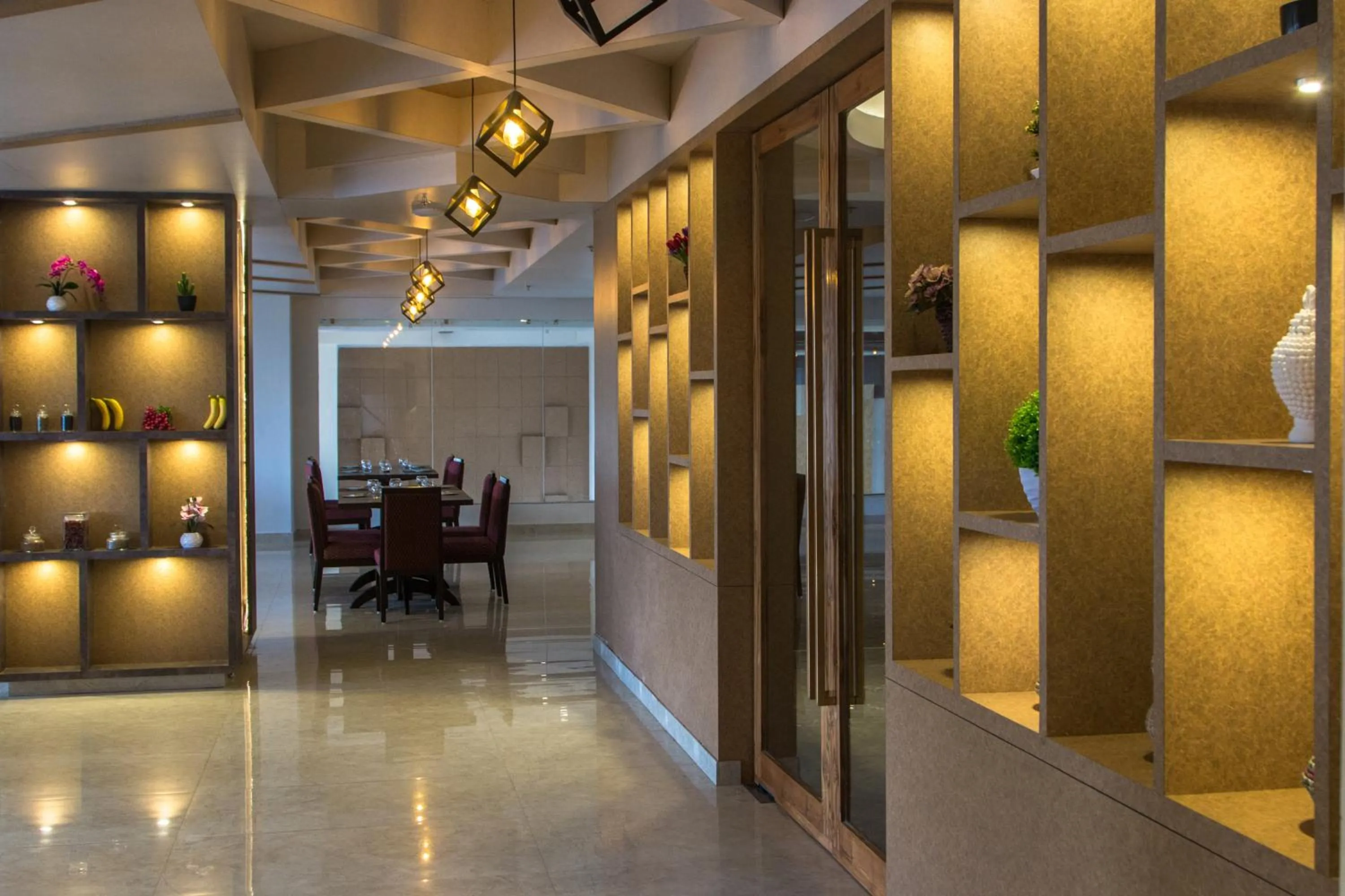 Dining area in Hotel Siddhartha, Nepalgunj