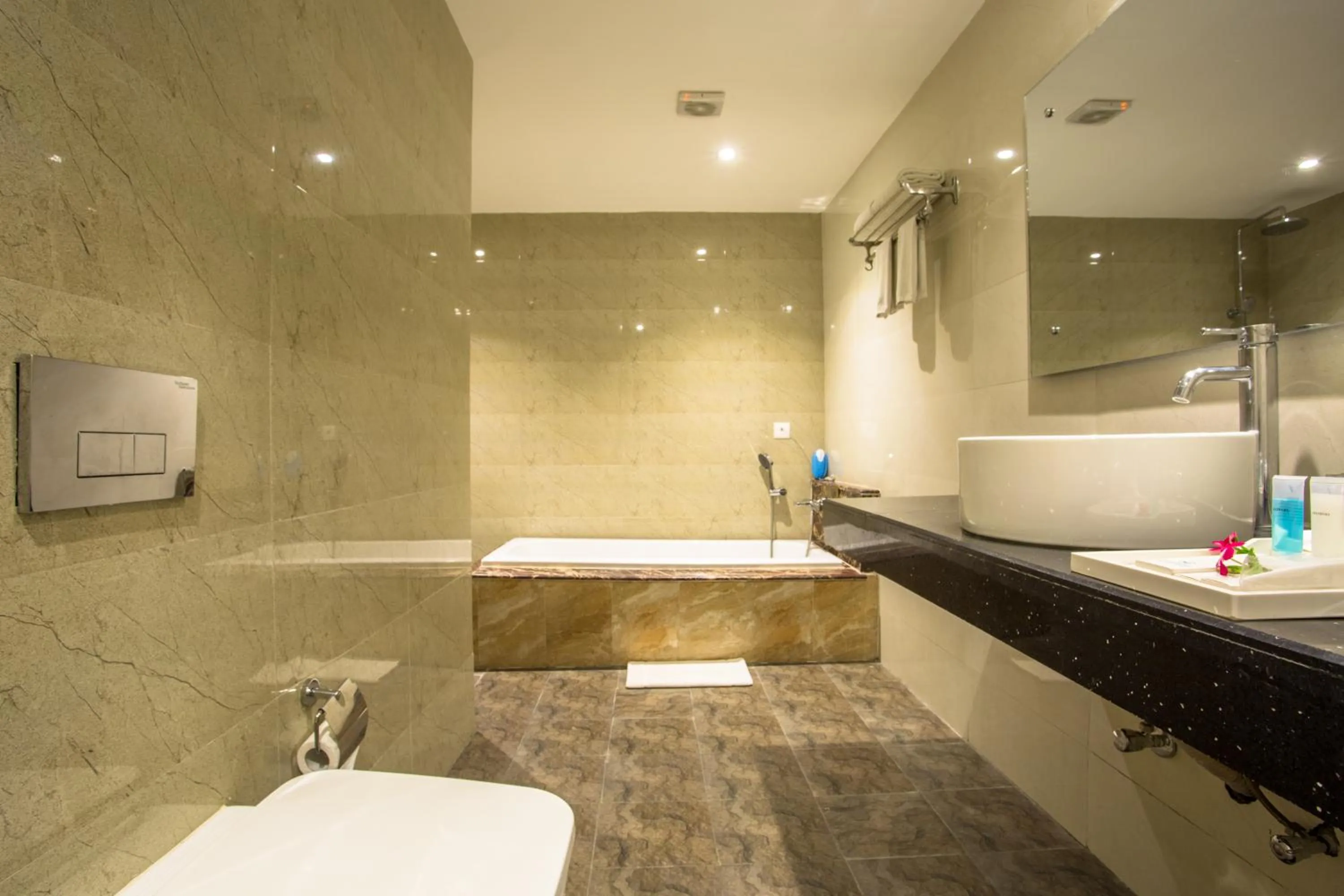 Bathroom in Hotel Siddhartha, Nepalgunj