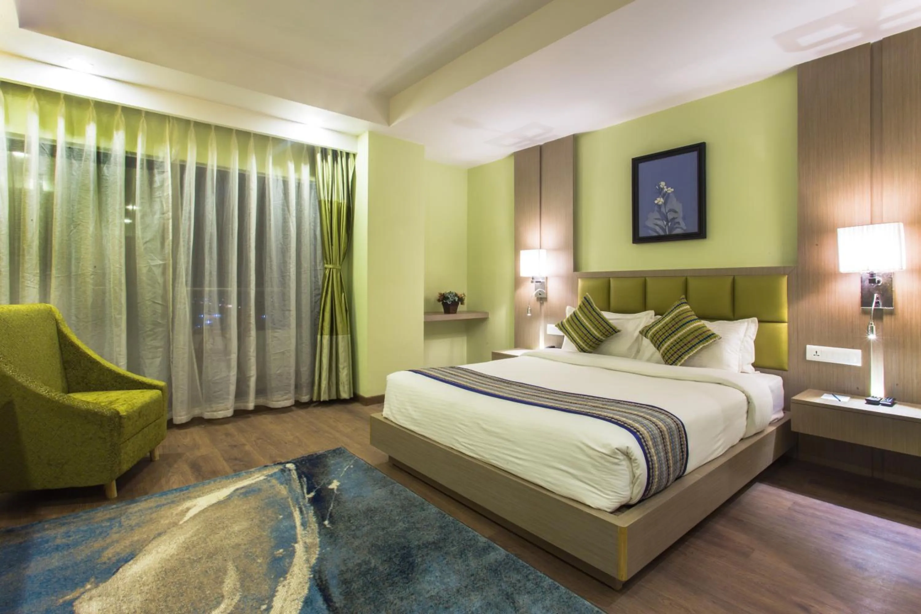 Bedroom, Bed in Hotel Siddhartha, Nepalgunj