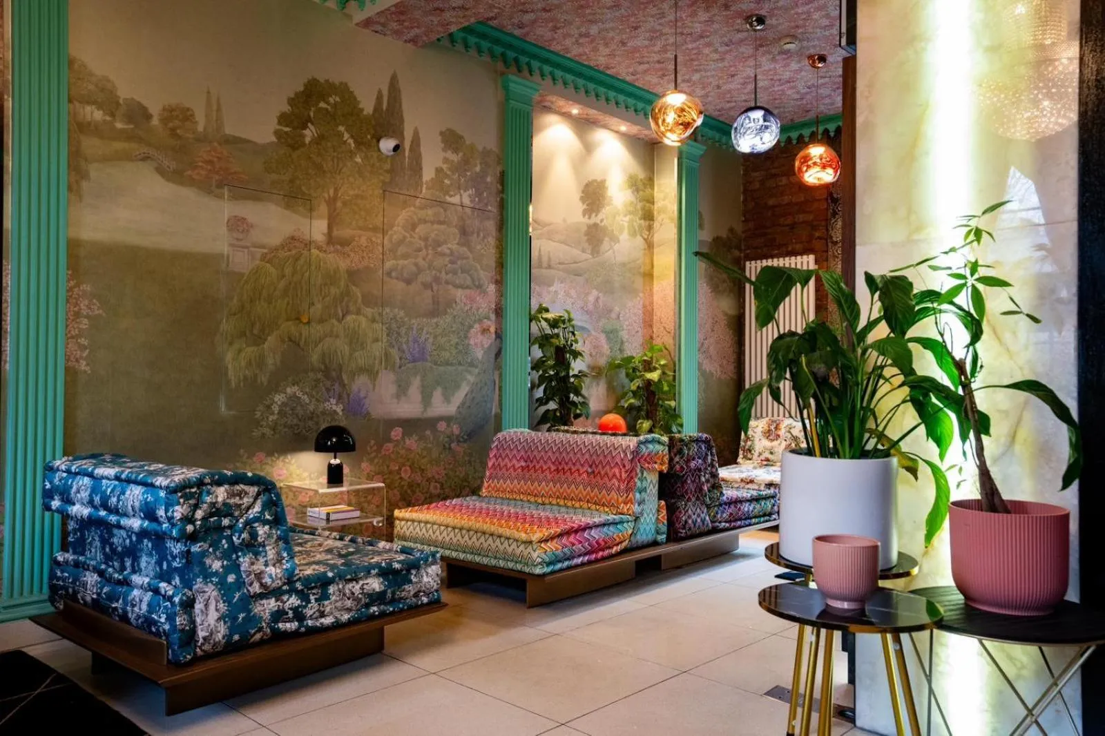 Living room in The Melville Hotel by Rokxy- Kings Cross